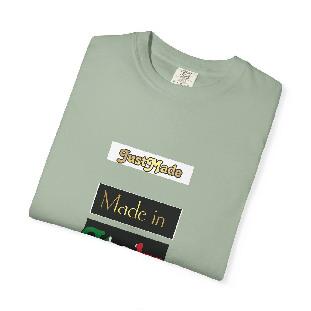 Italian-Inspired Unisex T-Shirt, Just Made Design, Perfect for Travel, Gifts, Casual Wear, Unique Fashion Statement