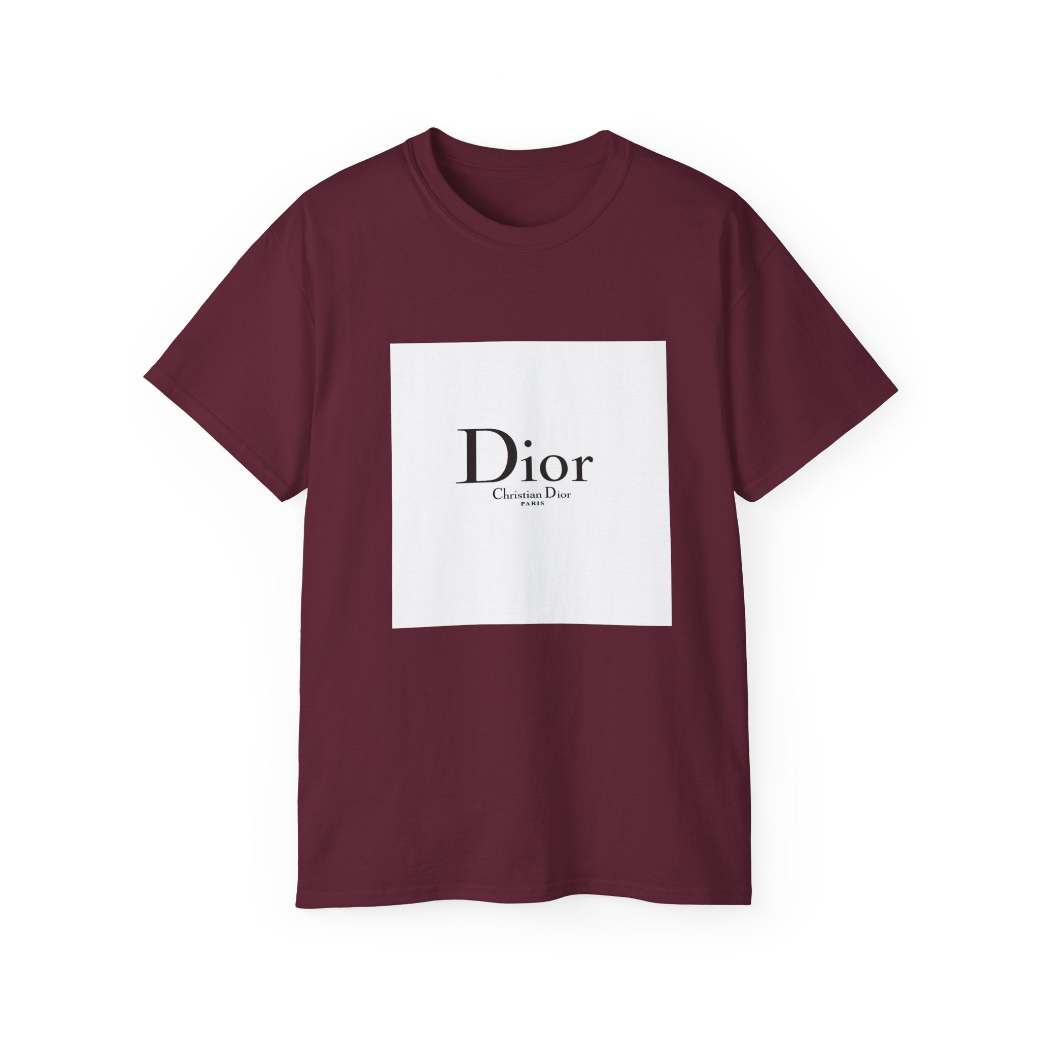 Chic Statement Tee - Dior Inspired Unisex Cotton T-Shirt, Everyday Casual Wear, Fashionable Gift, Stylish Layering Piece, Trendy Streetwear