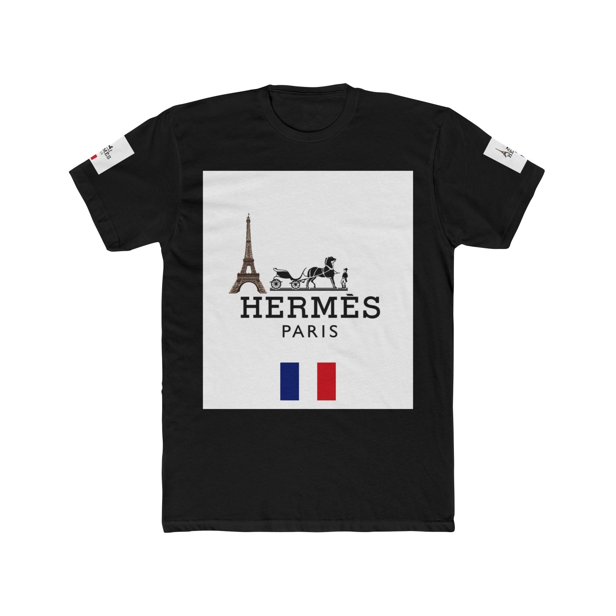Parisian Style Cotton Crew Tee, Fashion Shirt, Travel Tee, French Style Gift, Casual Wear, Unisex Tee
