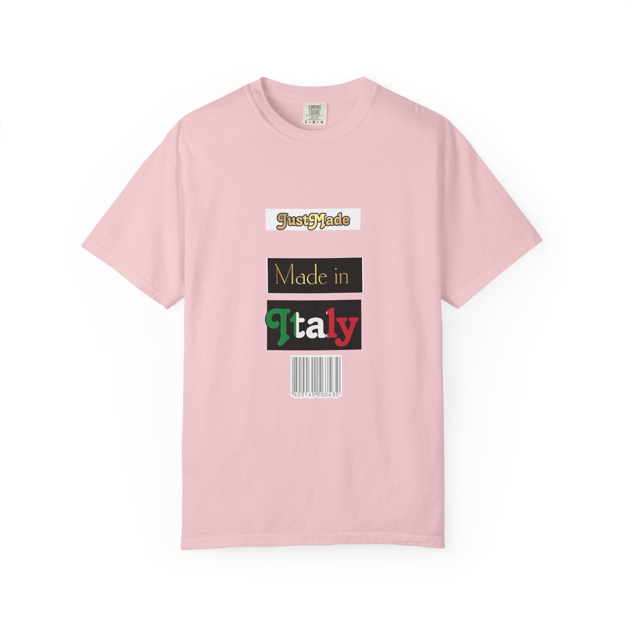 Italian-Inspired Unisex T-Shirt, Just Made Design, Perfect for Travel, Gifts, Casual Wear, Unique Fashion Statement