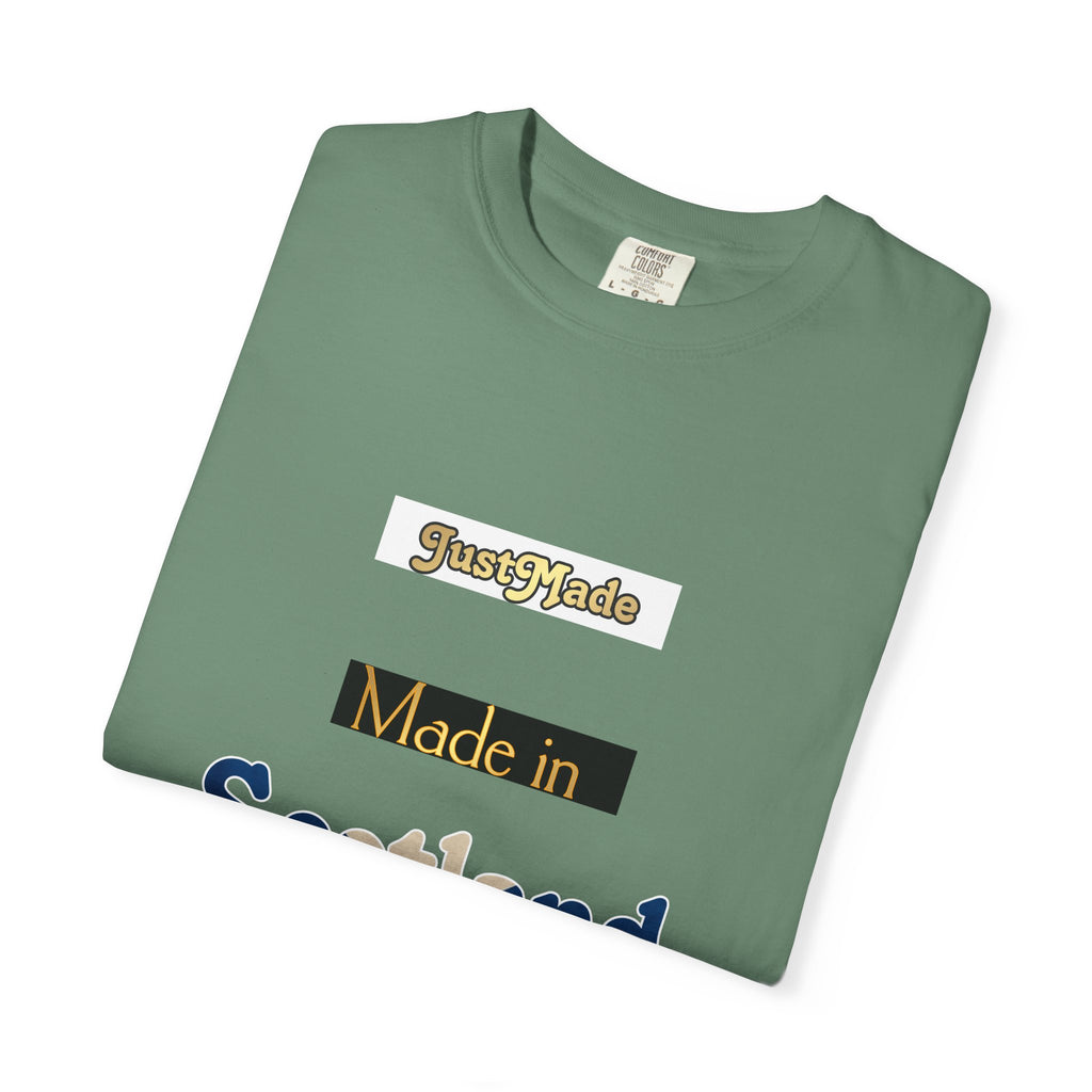 Scottish Vibes T-Shirt, Casual Tee, Gift for Travelers, Summer Fashion, Unisex Apparel, Made in Scotland Shirt