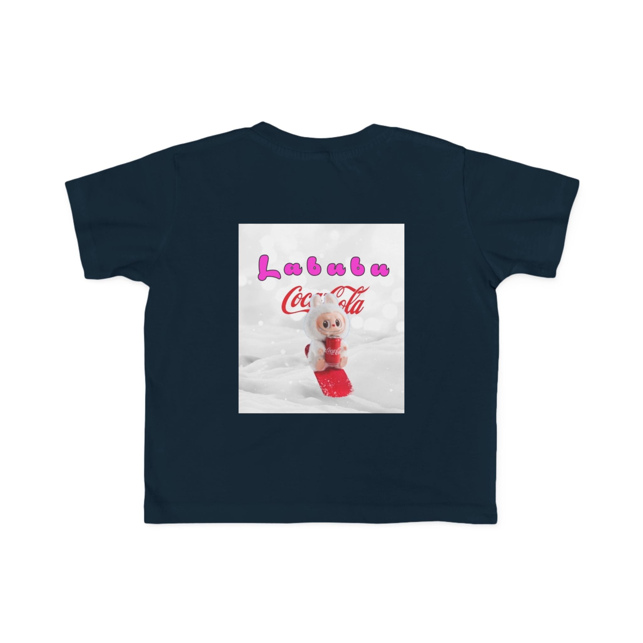 Toddler's Fun Jersey Tee, Cute Cartoon Shirt, Kids' Apparel, Holiday Gift, Playful T-Shirt, Coca-Cola Theme