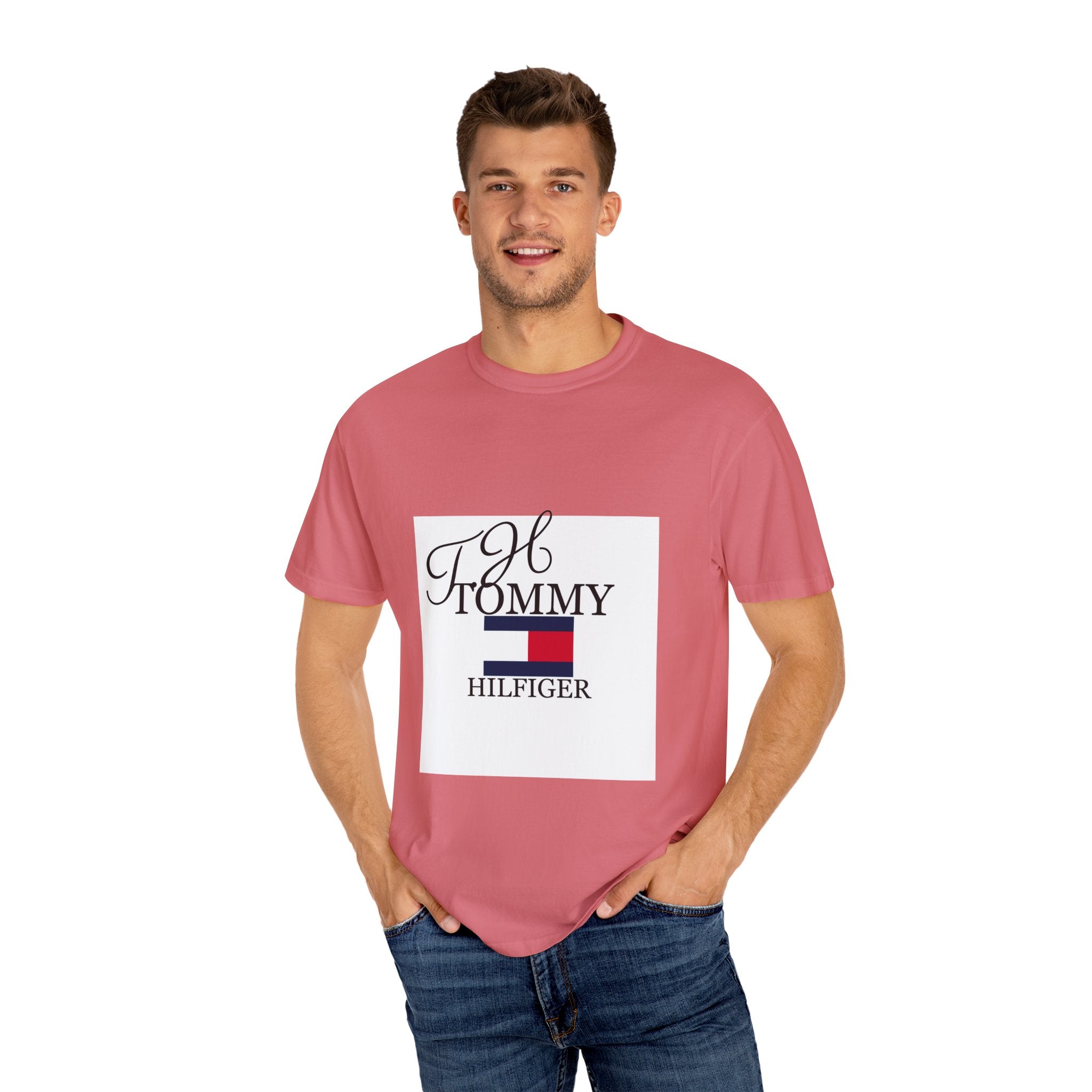 Fashionable Unisex Garment-Dyed T-shirt with Timeless Logo, Casual Wear, Street Style, Gift for Him/Her, Cool Summer Top, Trendy [...]