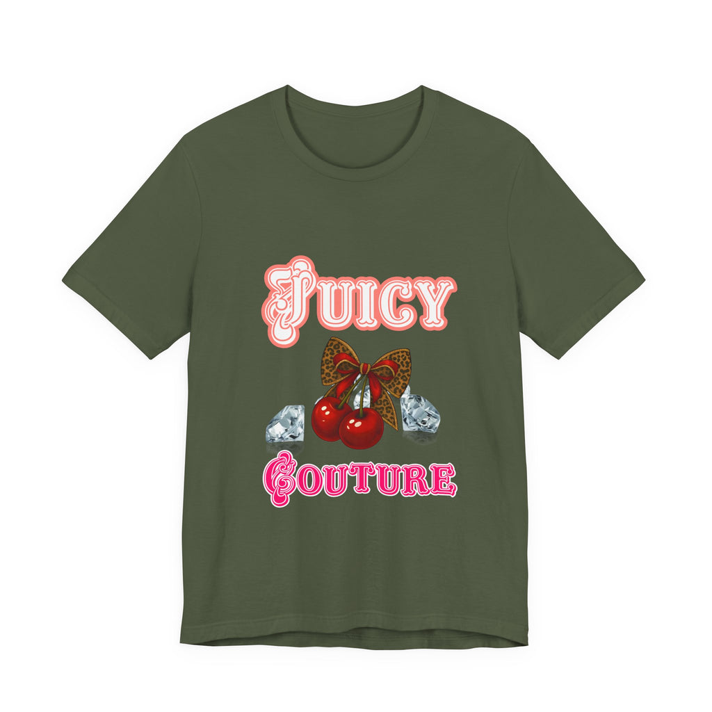 Juicy Couture Butterfly Tee, Trendy Graphic Tee, Fashionable Summer Shirt, Gift for Fashion Lovers, Casual Wear, Stylish Top