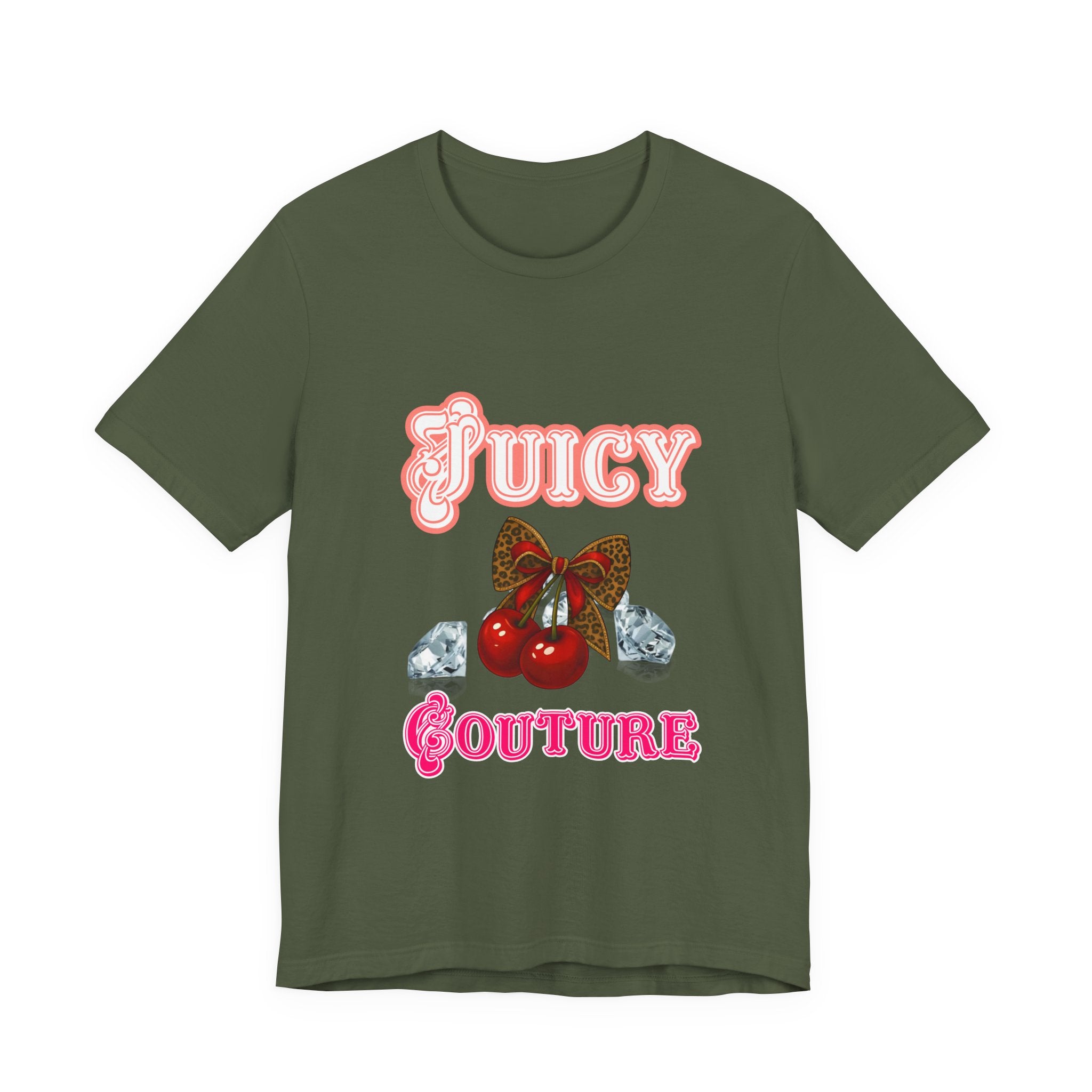 Juicy Couture Butterfly Tee, Trendy Graphic Tee, Fashionable Summer Shirt, Gift for Fashion Lovers, Casual Wear, Stylish Top
