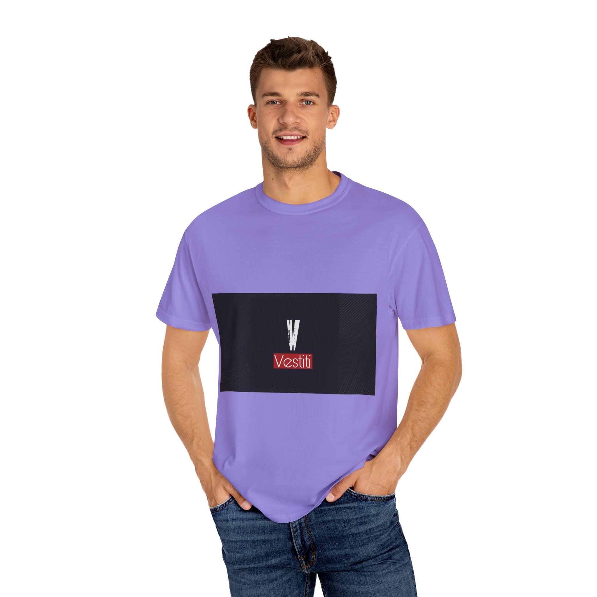 Garment-Dyed T-shirt with Modern Design, Trendy Casual Wear, Gifts for Fashion Lovers, Everyday Comfort, Unisex Apparel