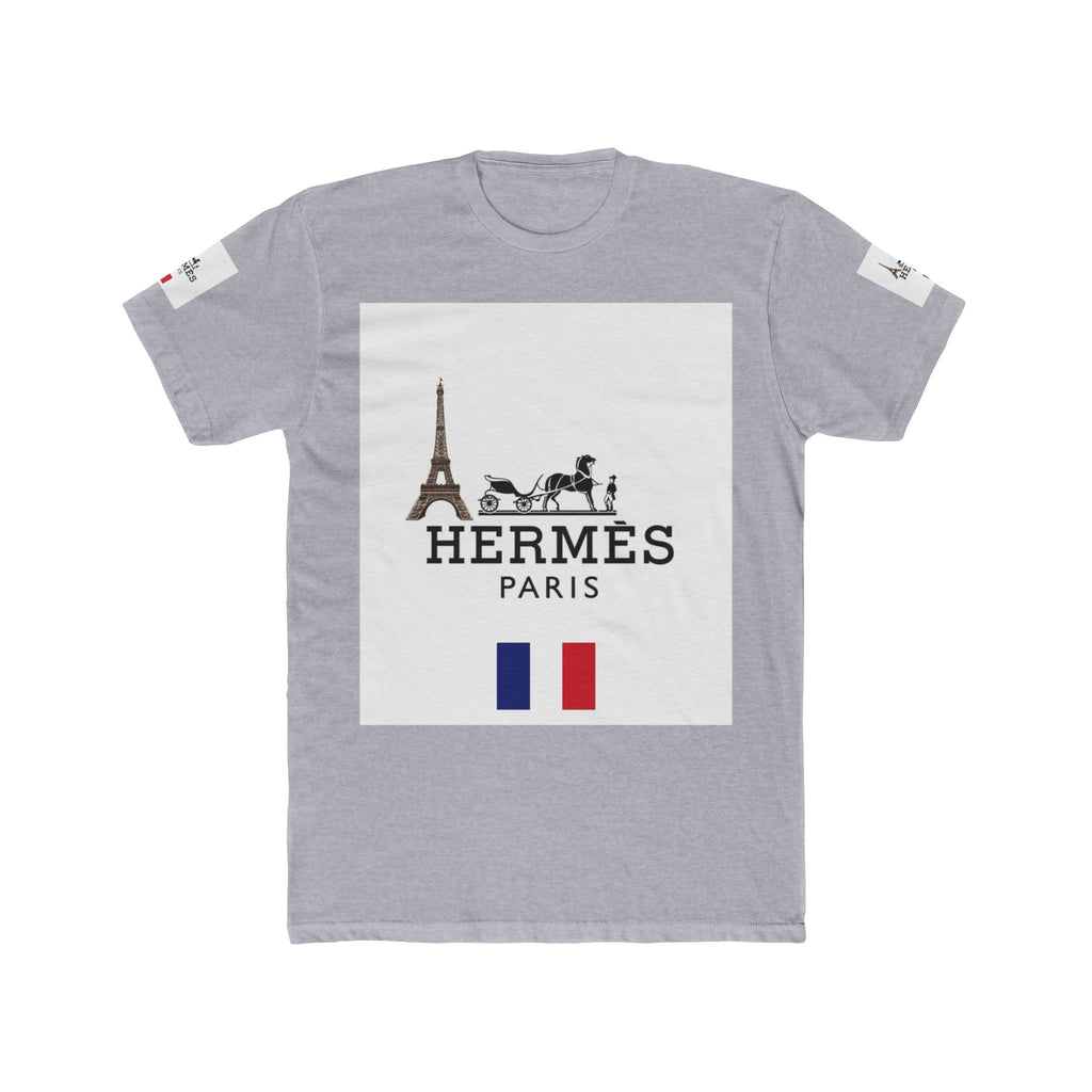 Parisian Style Cotton Crew Tee, Fashion Shirt, Travel Tee, French Style Gift, Casual Wear, Unisex Tee