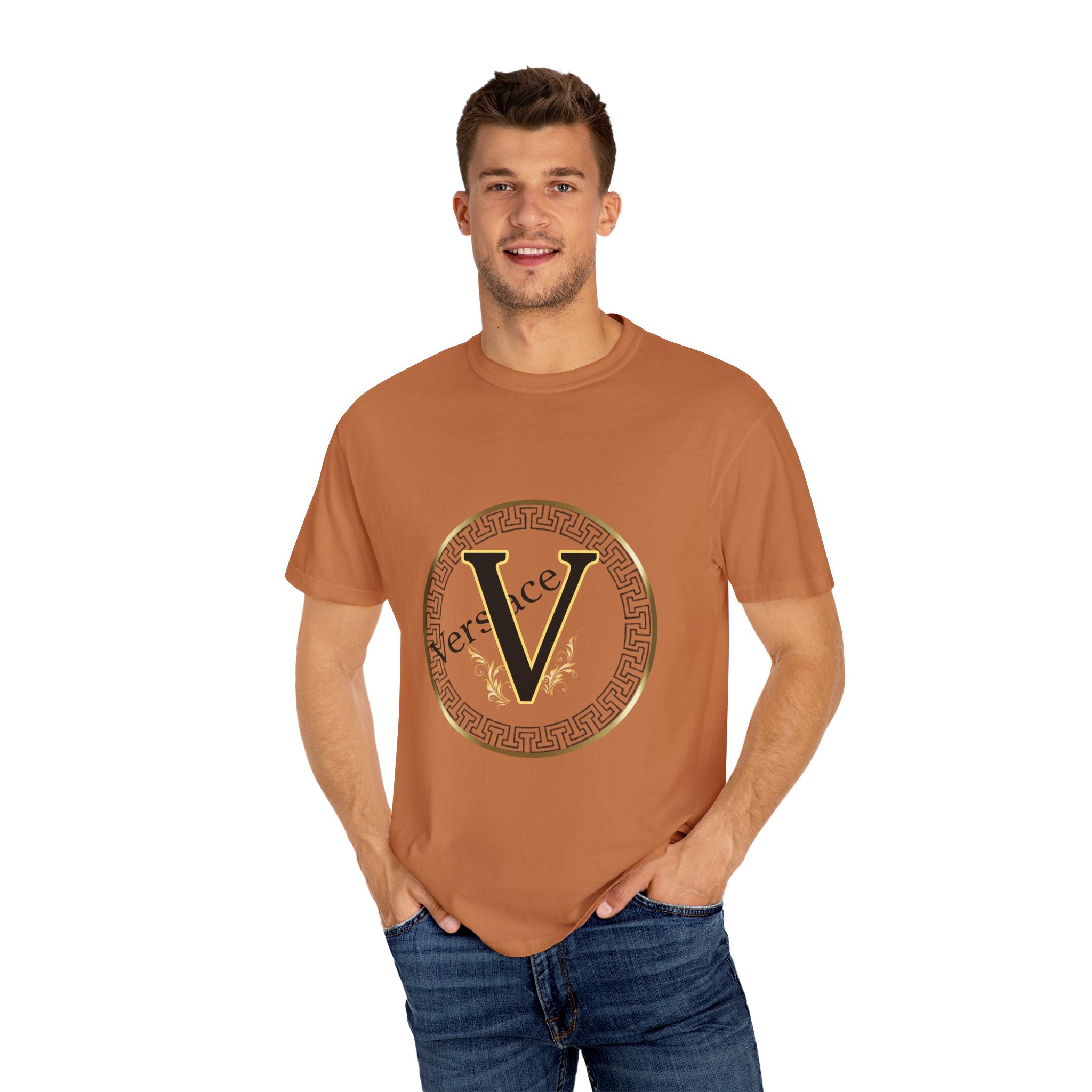 Versace-Inspired Unisex T-Shirt, Trendy Graphic Tee, Casual Wear, Gift for Fashion Lovers, Stylish Everyday Shirt