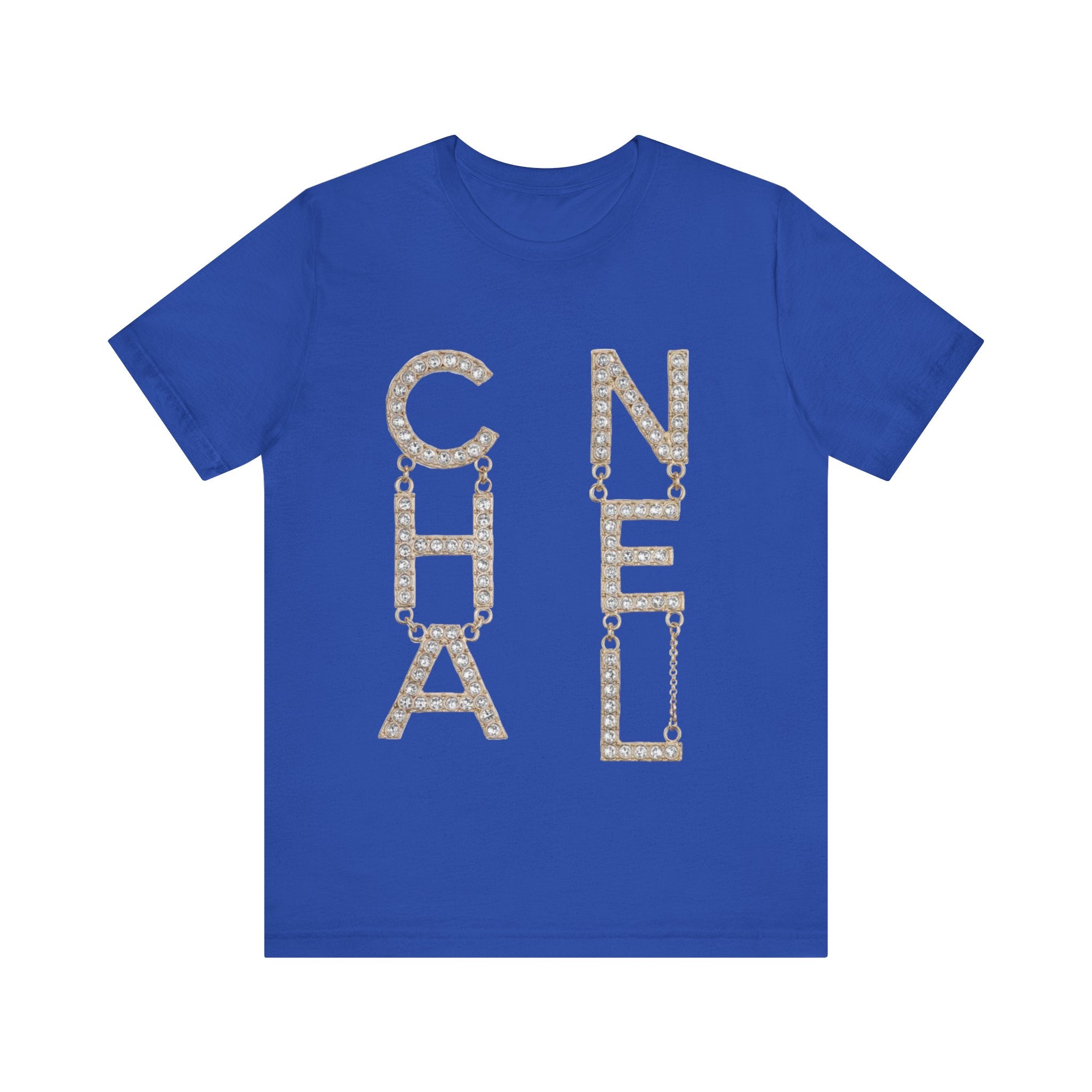Chic Short Sleeve Tee with Designer-Inspired Text, Trendy Streetwear, Fashion Statement, Gift for Fashion Lovers, Casual Wear, [...]