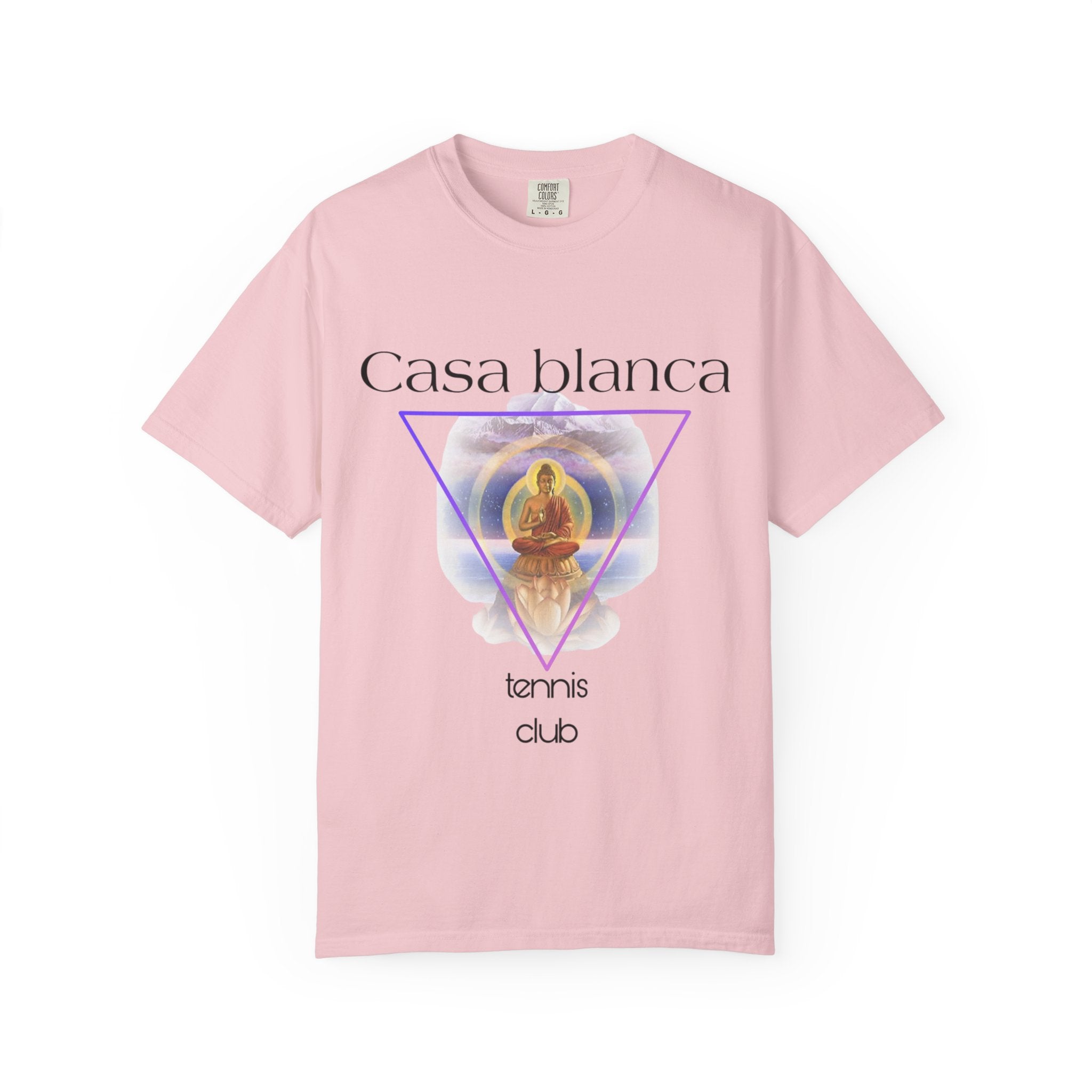 Casa Blanca Tennis Club T-Shirt | Unisex, Garment-Dyed, Casual Wear, Summer Outfit, Tennis Enthusiast Gift, Sporty Style