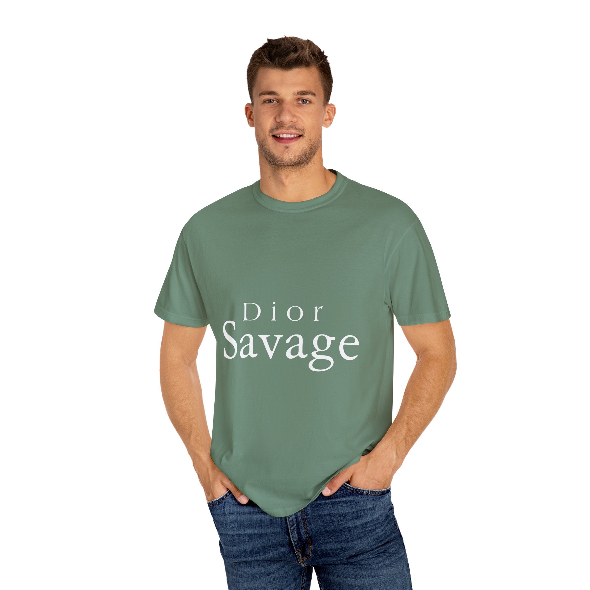 Savage Statement Unisex Garment-Dyed T-Shirt - Trendy Apparel, Casual Wear, Gift for Fashion Lovers, Everyday Style, Unique Design