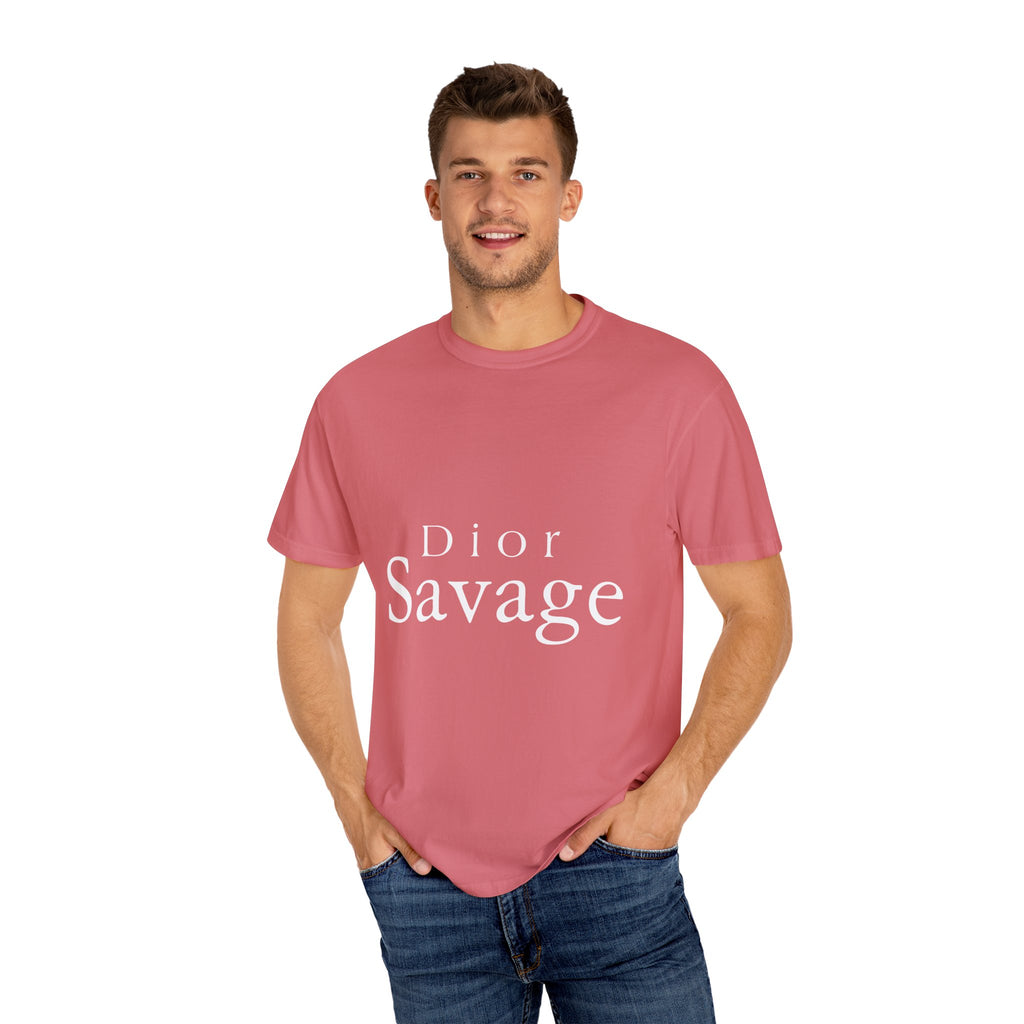 Savage Statement Unisex Garment-Dyed T-Shirt - Trendy Apparel, Casual Wear, Gift for Fashion Lovers, Everyday Style, Unique Design