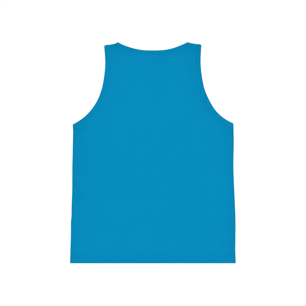 Cute Bunny Graphic Kid's Jersey Tank Top | Fun Summer Wear, Kids Casual Top, Birthday Gift, Easter Apparel, Playtime Outfit