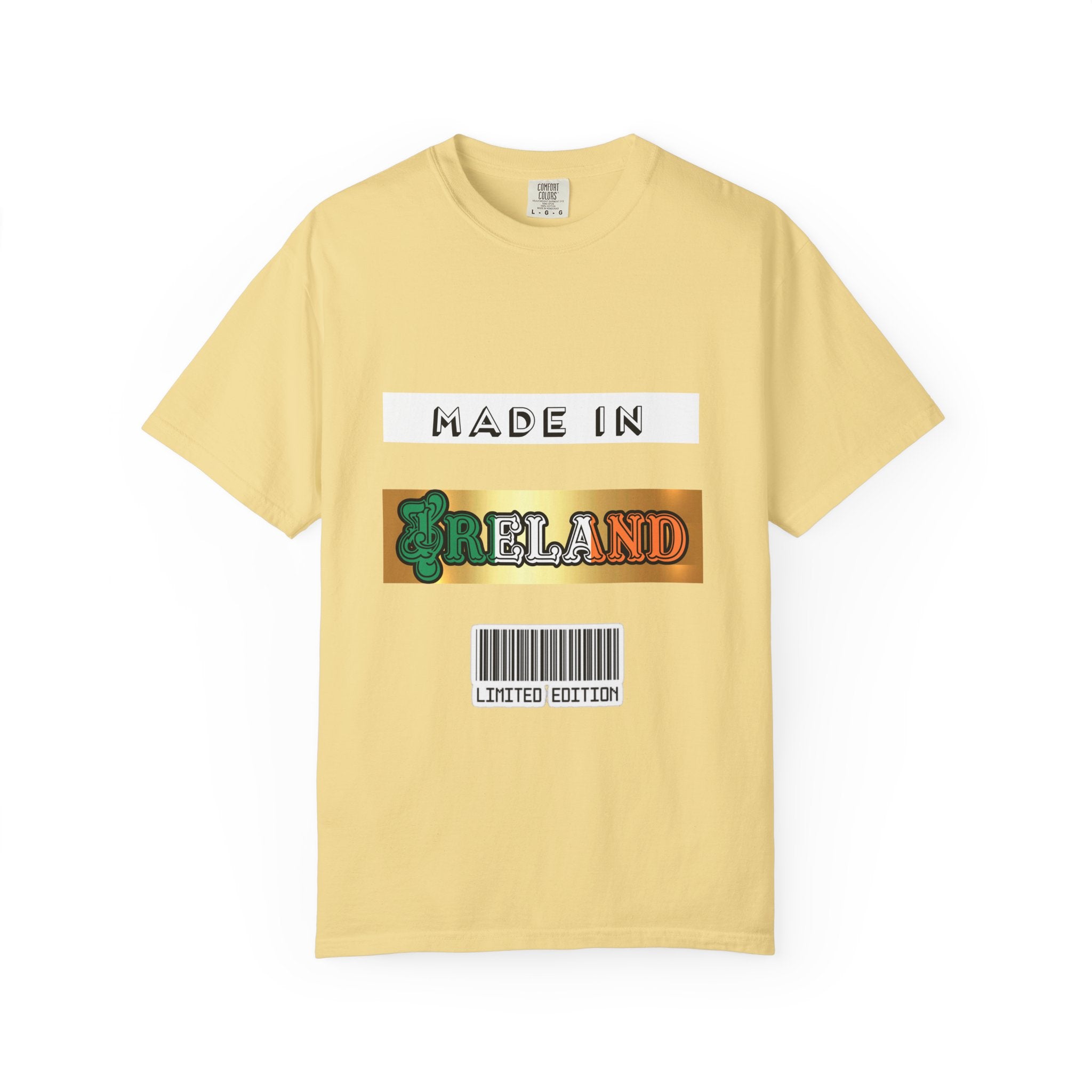 Made in Ireland Limited Edition T-Shirt, Unisex Garment-Dyed Tee for Travel Lovers, Gifts for St. Patrick's Day, Irish Pride Apparel