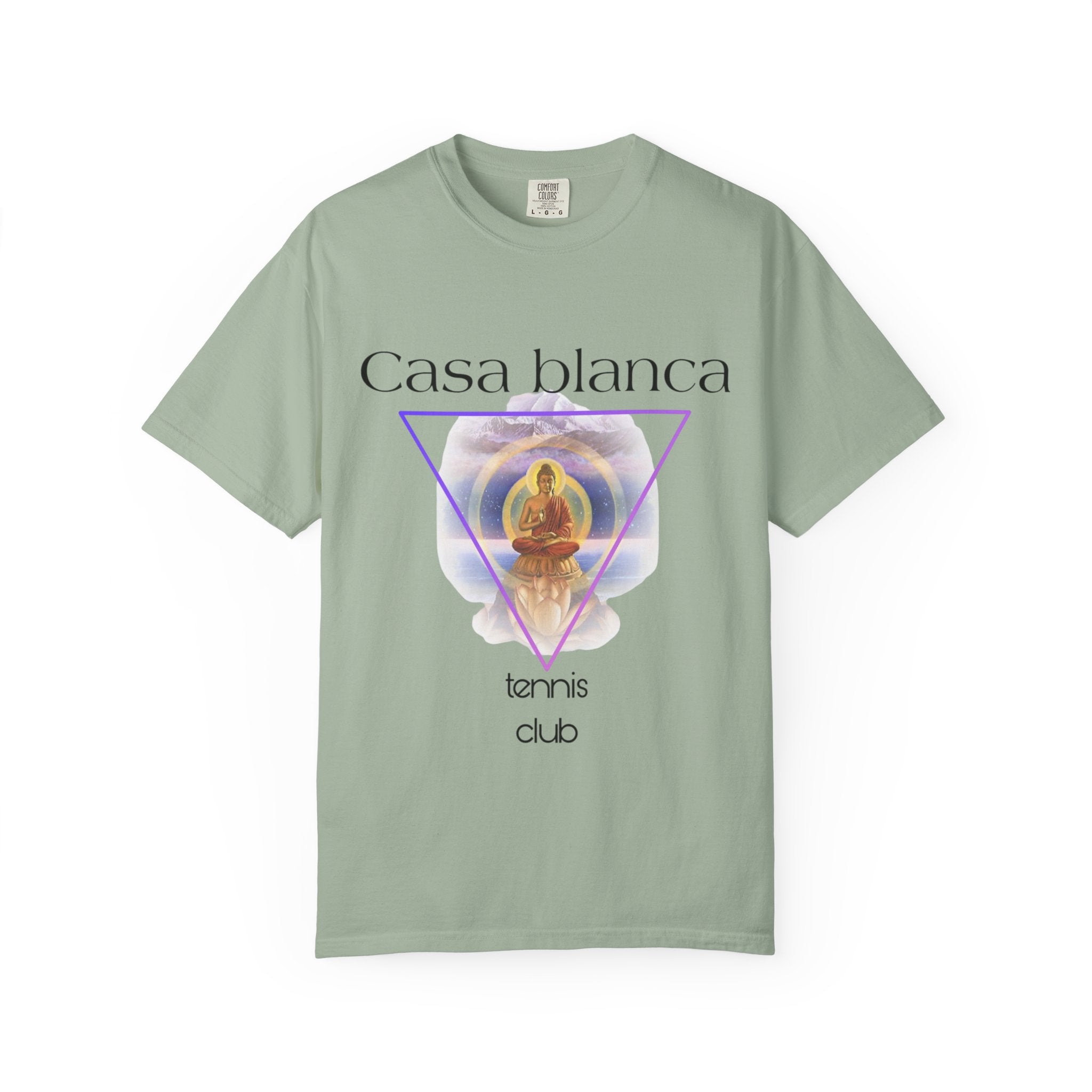 Casa Blanca Tennis Club T-Shirt | Unisex, Garment-Dyed, Casual Wear, Summer Outfit, Tennis Enthusiast Gift, Sporty Style