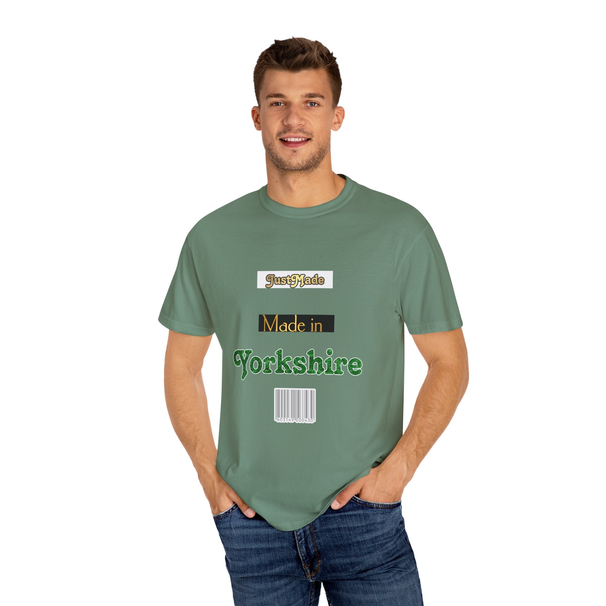 Yorkshire Made Unisex T-Shirt, Casual Wear, Gift for Him or Her, Unique Design, Summer Outing, Travel Tee