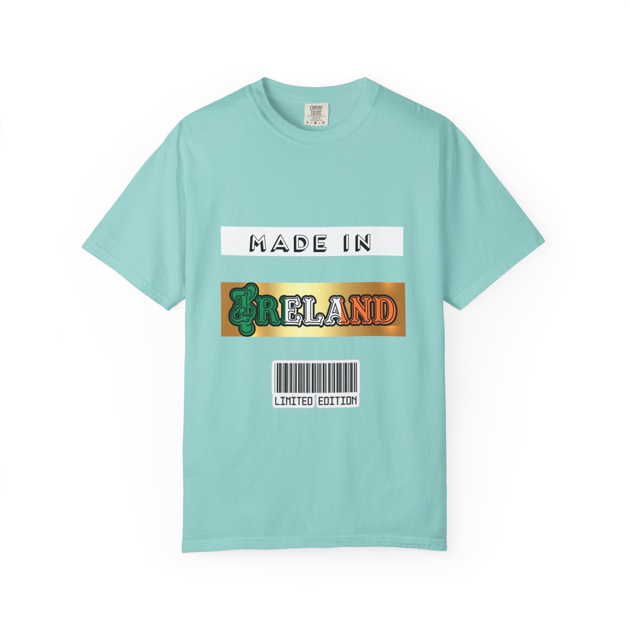 Made in Ireland Limited Edition T-Shirt, Unisex Garment-Dyed Tee for Travel Lovers, Gifts for St. Patrick's Day, Irish Pride Apparel