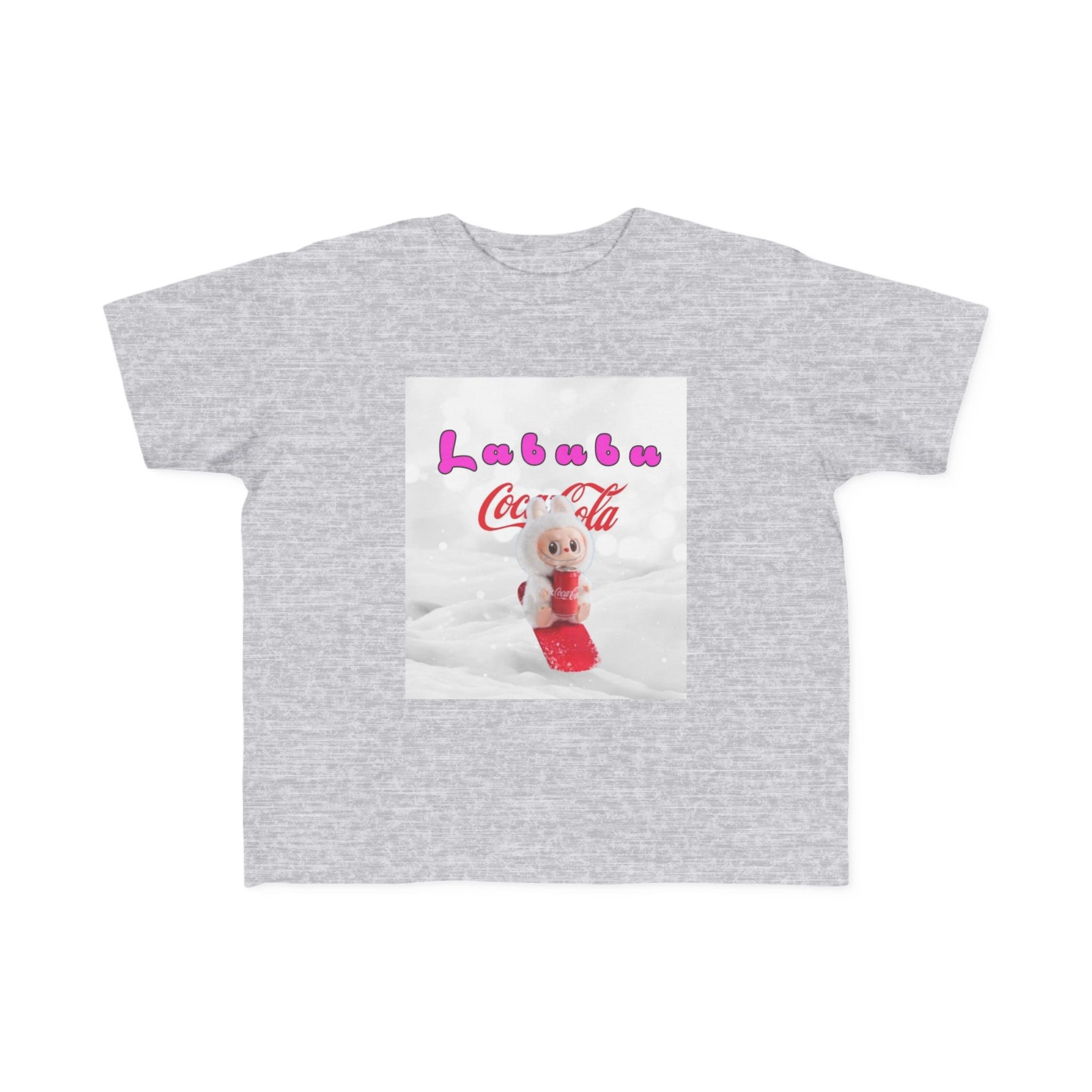 Toddler's Fun Jersey Tee, Cute Cartoon Shirt, Kids' Apparel, Holiday Gift, Playful T-Shirt, Coca-Cola Theme