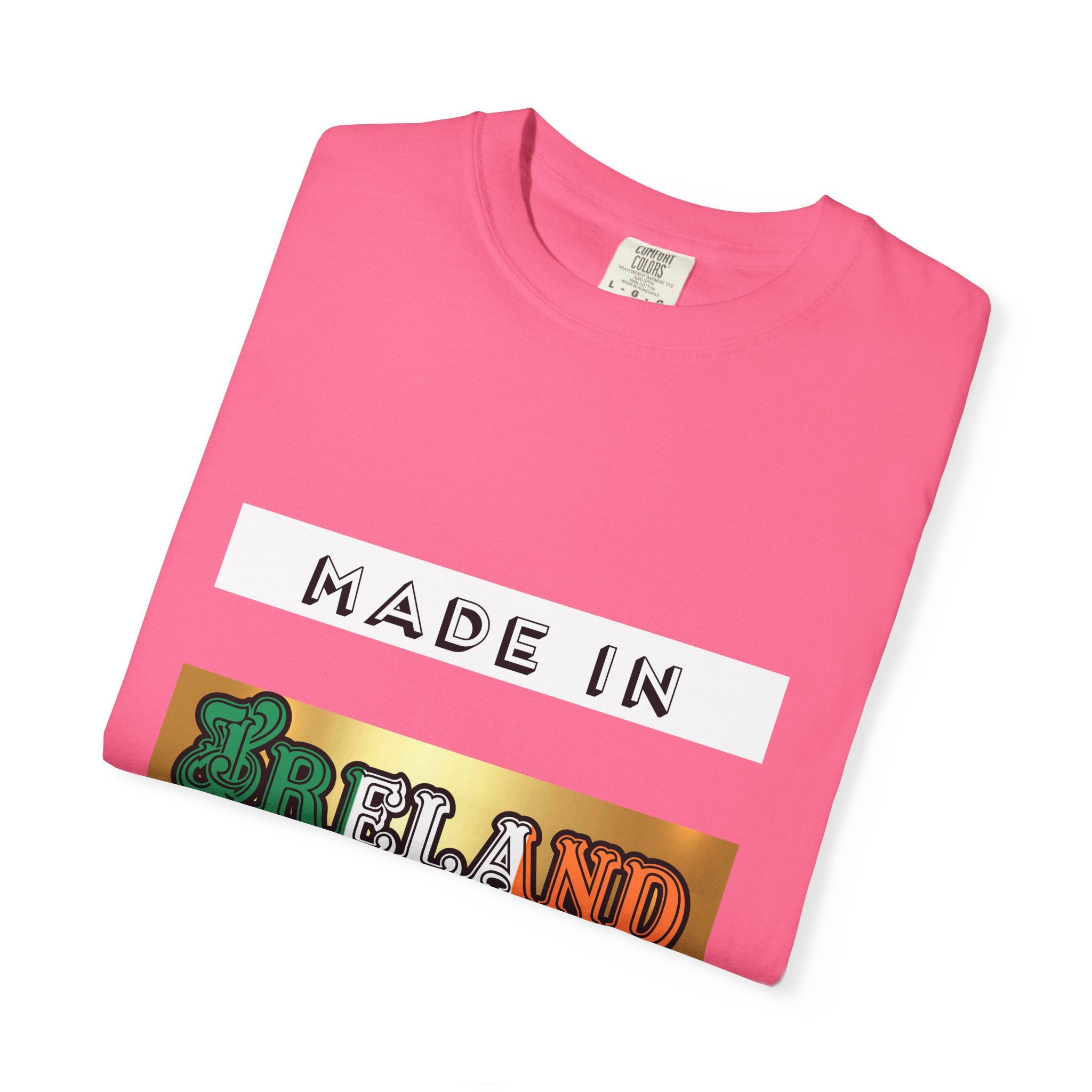 Made in Ireland Limited Edition T-Shirt, Unisex Garment-Dyed Tee for Travel Lovers, Gifts for St. Patrick's Day, Irish Pride Apparel