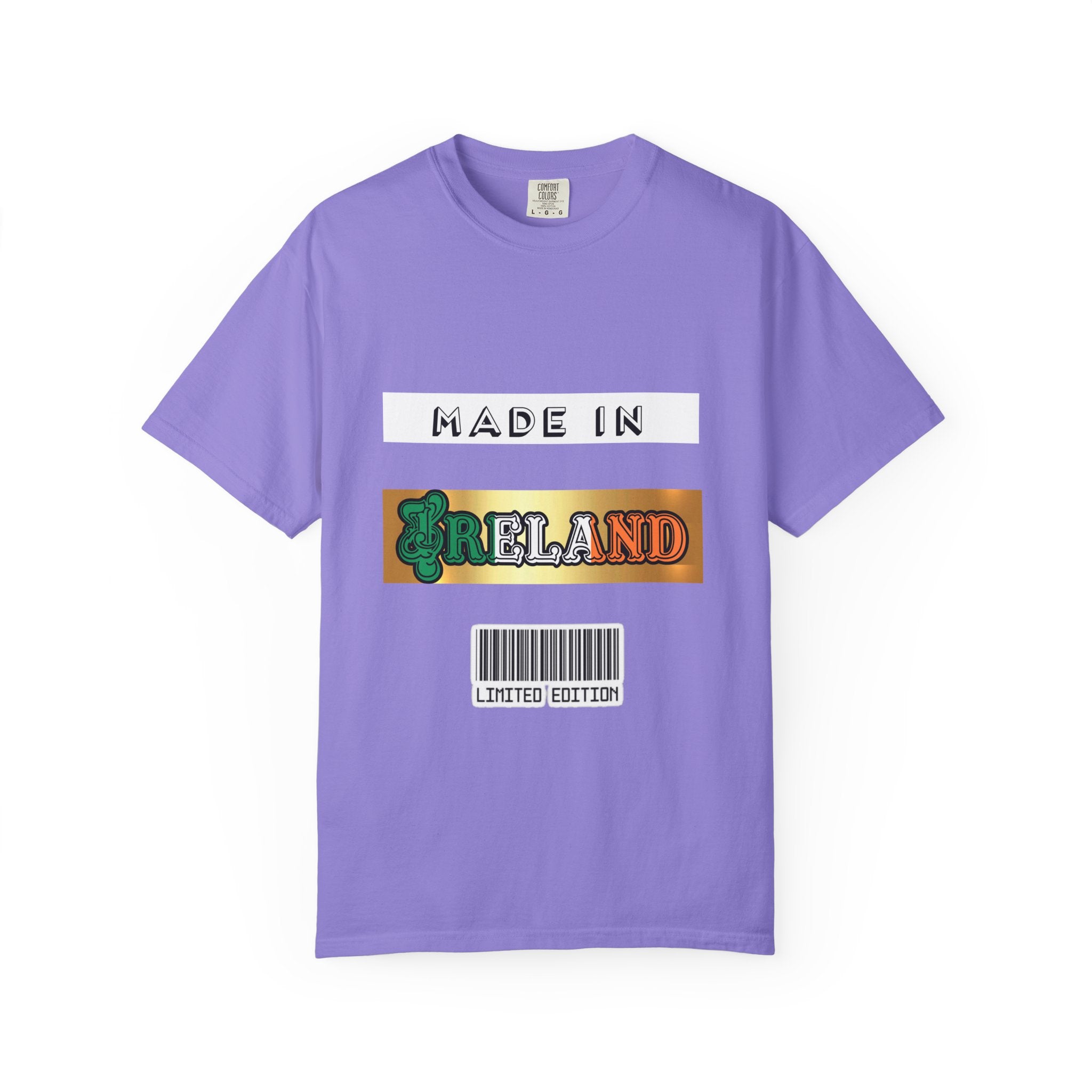 Made in Ireland Limited Edition T-Shirt, Unisex Garment-Dyed Tee for Travel Lovers, Gifts for St. Patrick's Day, Irish Pride Apparel