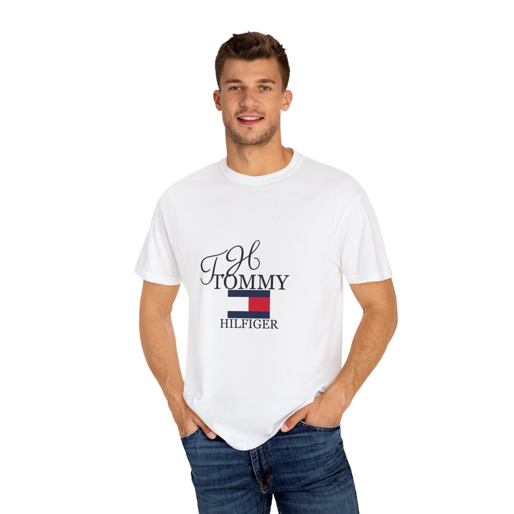 Fashionable Unisex Garment-Dyed T-shirt with Timeless Logo, Casual Wear, Street Style, Gift for Him/Her, Cool Summer Top, Trendy [...]