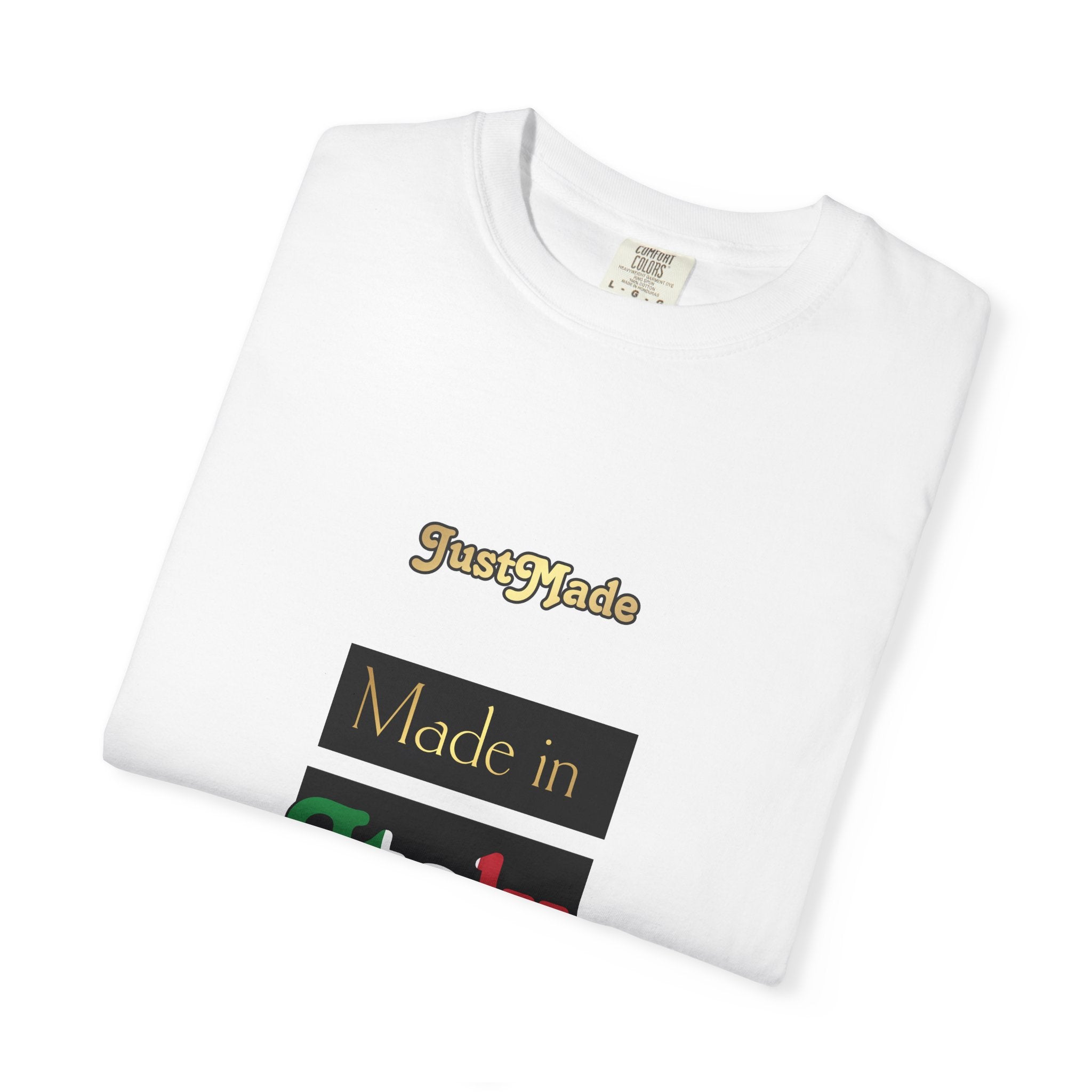 Italian-Inspired Unisex T-Shirt, Just Made Design, Perfect for Travel, Gifts, Casual Wear, Unique Fashion Statement