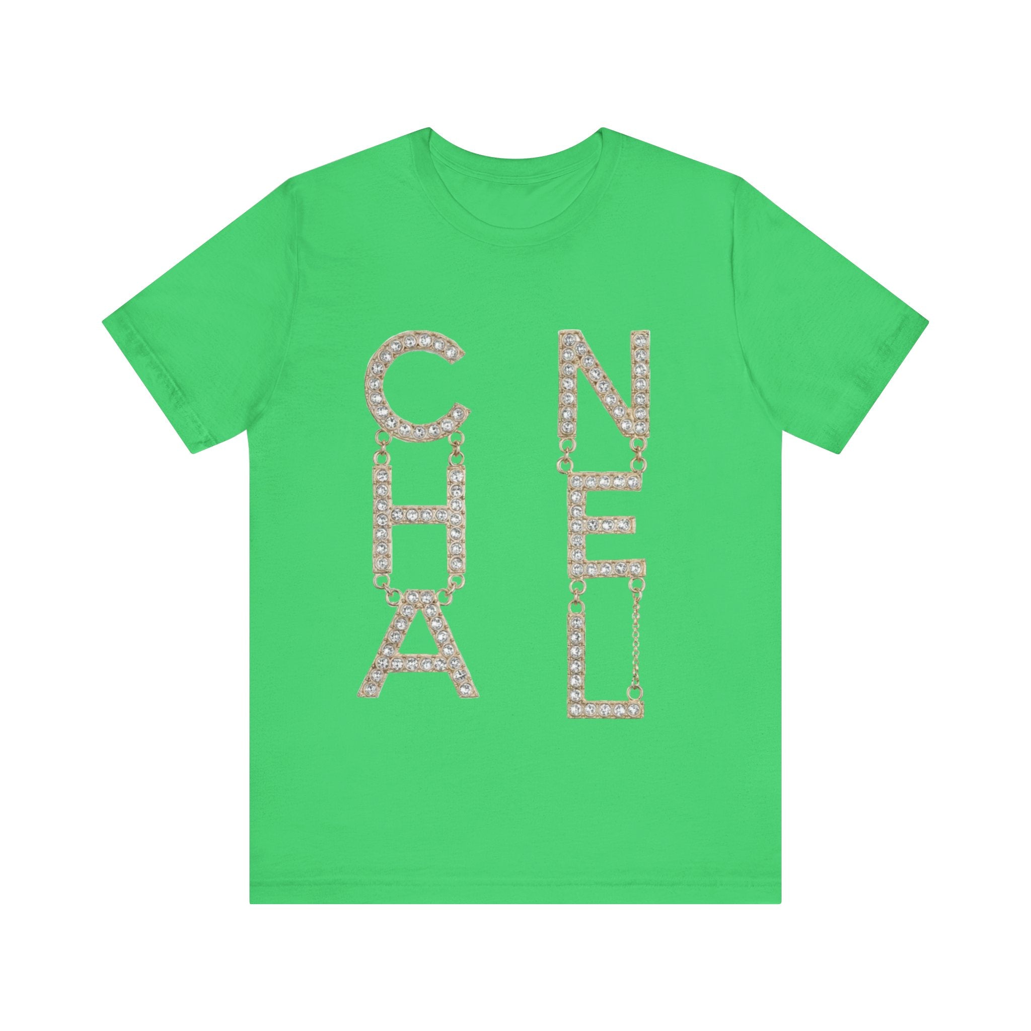 Chic Short Sleeve Tee with Designer-Inspired Text, Trendy Streetwear, Fashion Statement, Gift for Fashion Lovers, Casual Wear, [...]