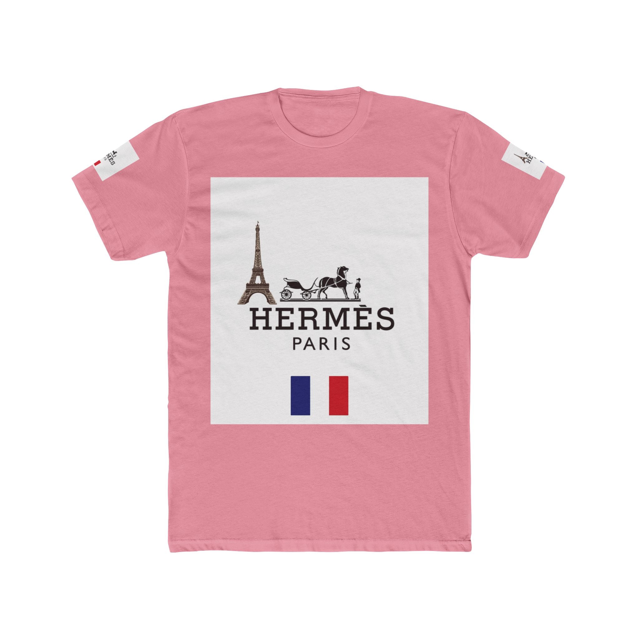 Parisian Style Cotton Crew Tee, Fashion Shirt, Travel Tee, French Style Gift, Casual Wear, Unisex Tee