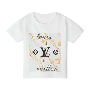 Designer Toddler T-Shirt - Louis Vuitton Inspired Fashion Tee, Kids Streetwear, Gift for Fashionable Toddlers, Designer Style Birthday [...]