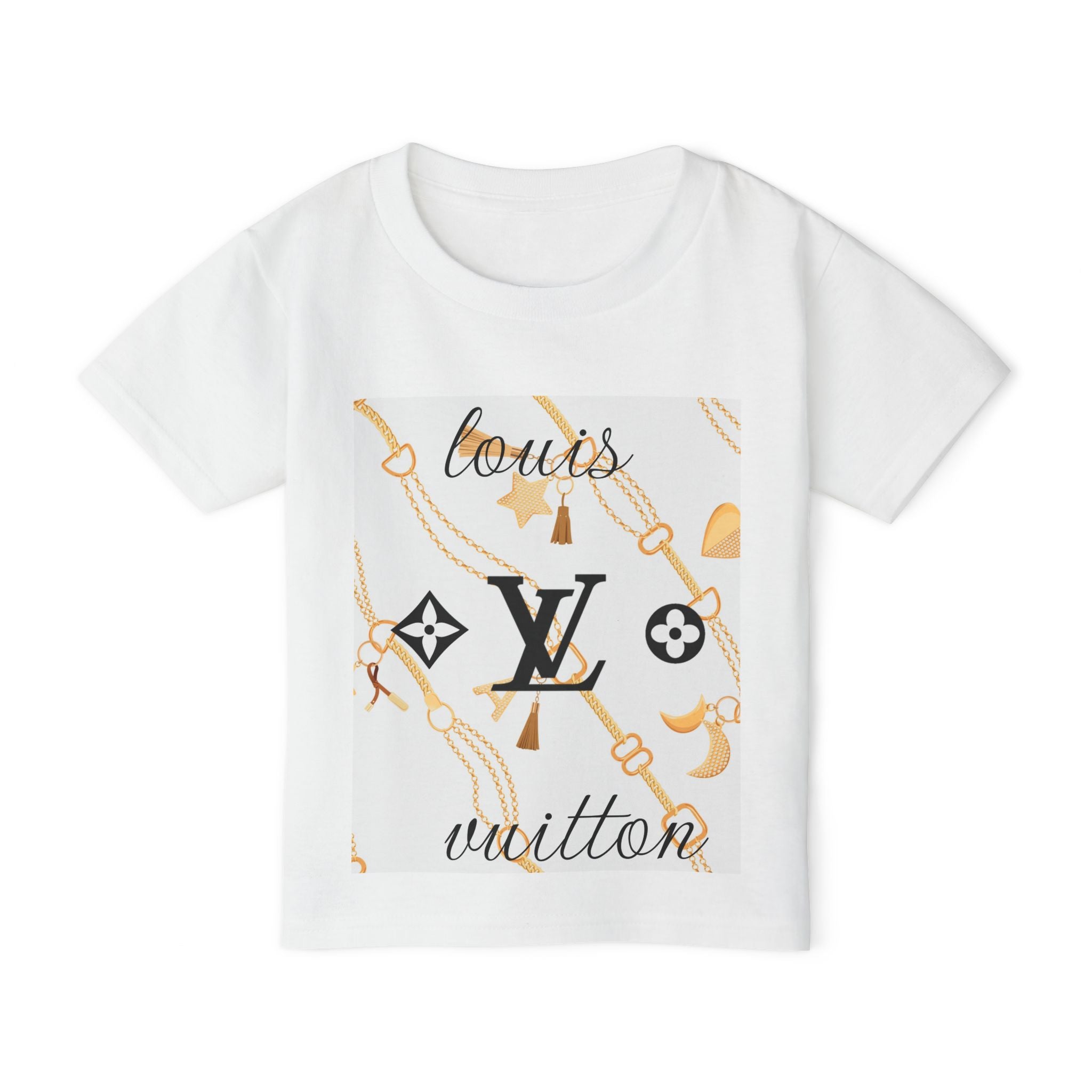 Designer Toddler T-Shirt - Louis Vuitton Inspired Fashion Tee, Kids Streetwear, Gift for Fashionable Toddlers, Designer Style Birthday [...]