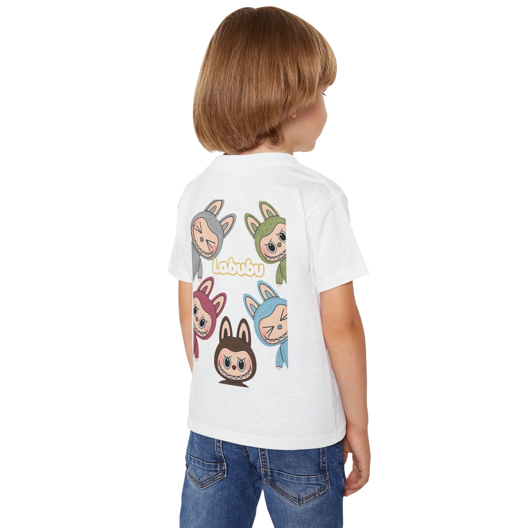 Cute Toddler T-shirt with Adorable Bunny Characters, Kids' Graphic Tee, Animal Print Shirt, Birthday Gift, Easter Outfit, Playful Apparel