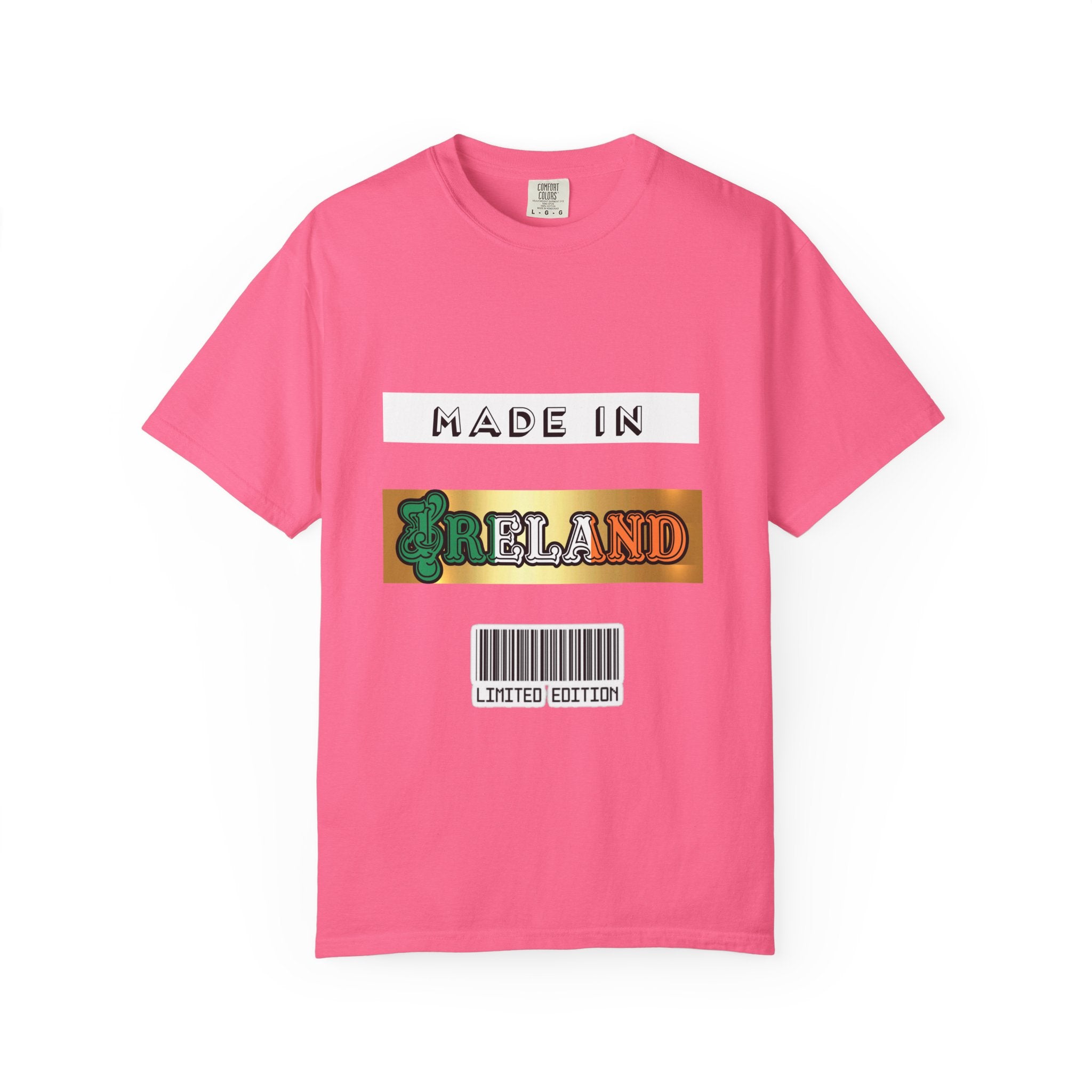 Made in Ireland Limited Edition T-Shirt, Unisex Garment-Dyed Tee for Travel Lovers, Gifts for St. Patrick's Day, Irish Pride Apparel