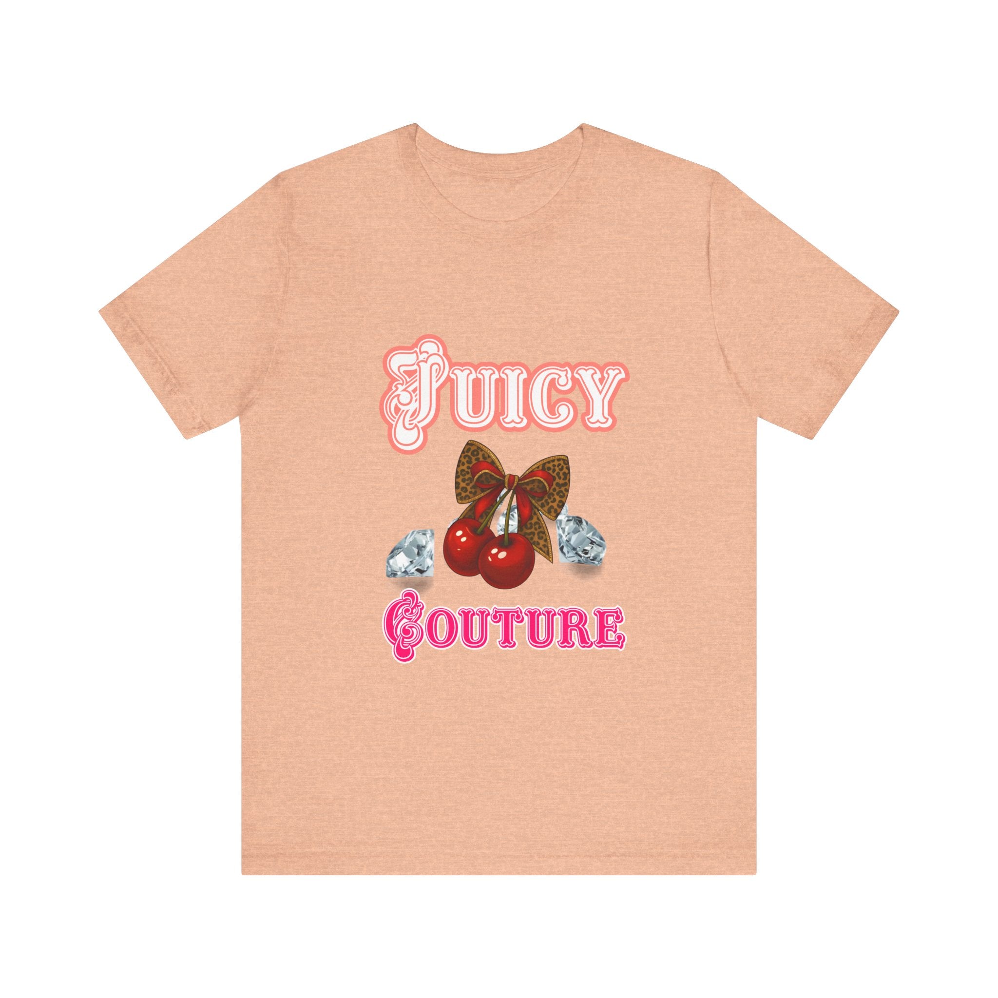 Juicy Couture Butterfly Tee, Trendy Graphic Tee, Fashionable Summer Shirt, Gift for Fashion Lovers, Casual Wear, Stylish Top