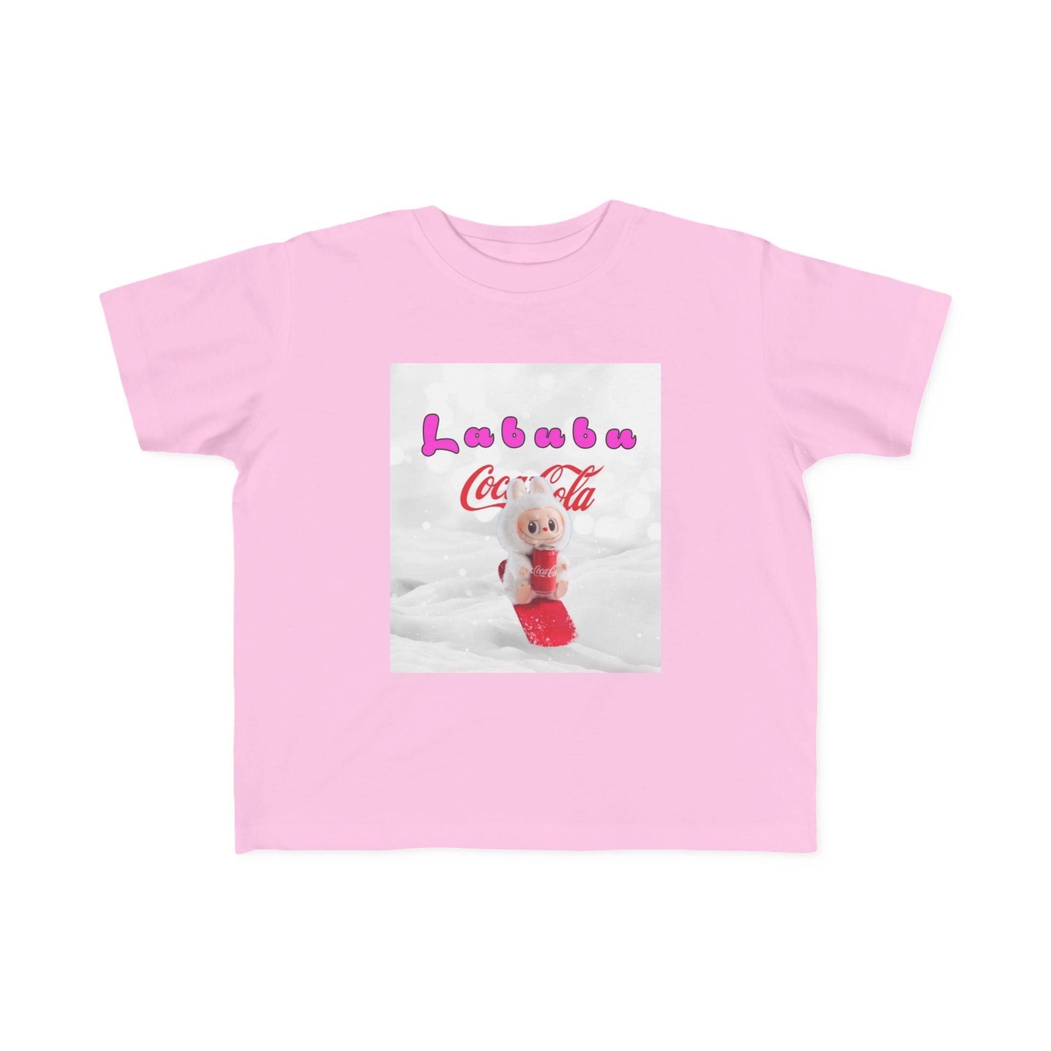Toddler's Fun Jersey Tee, Cute Cartoon Shirt, Kids' Apparel, Holiday Gift, Playful T-Shirt, Coca-Cola Theme