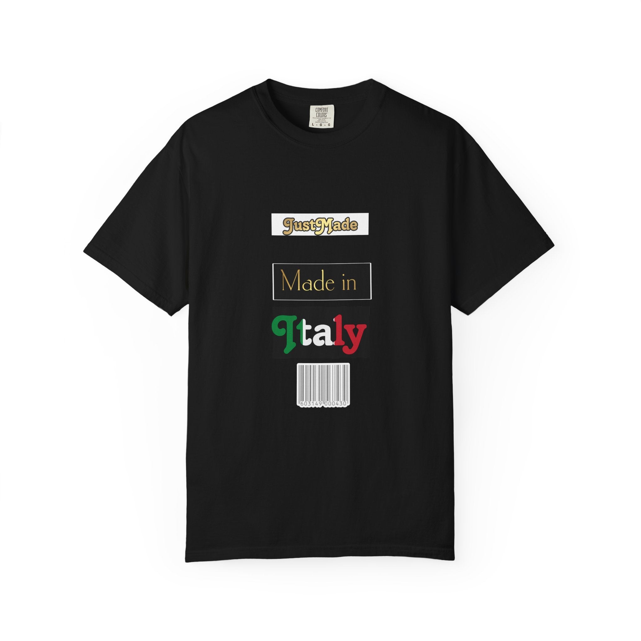 Italian-Inspired Unisex T-Shirt, Just Made Design, Perfect for Travel, Gifts, Casual Wear, Unique Fashion Statement