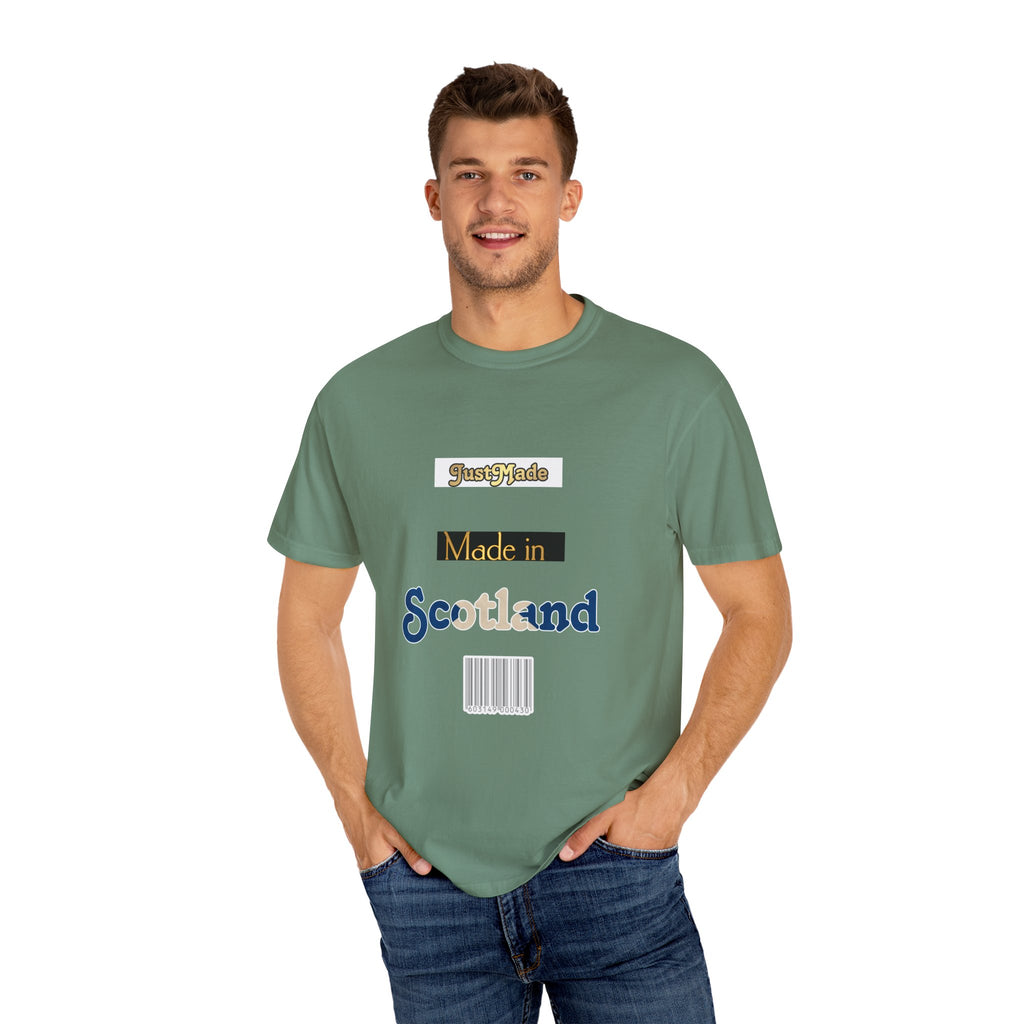 Scottish Vibes T-Shirt, Casual Tee, Gift for Travelers, Summer Fashion, Unisex Apparel, Made in Scotland Shirt