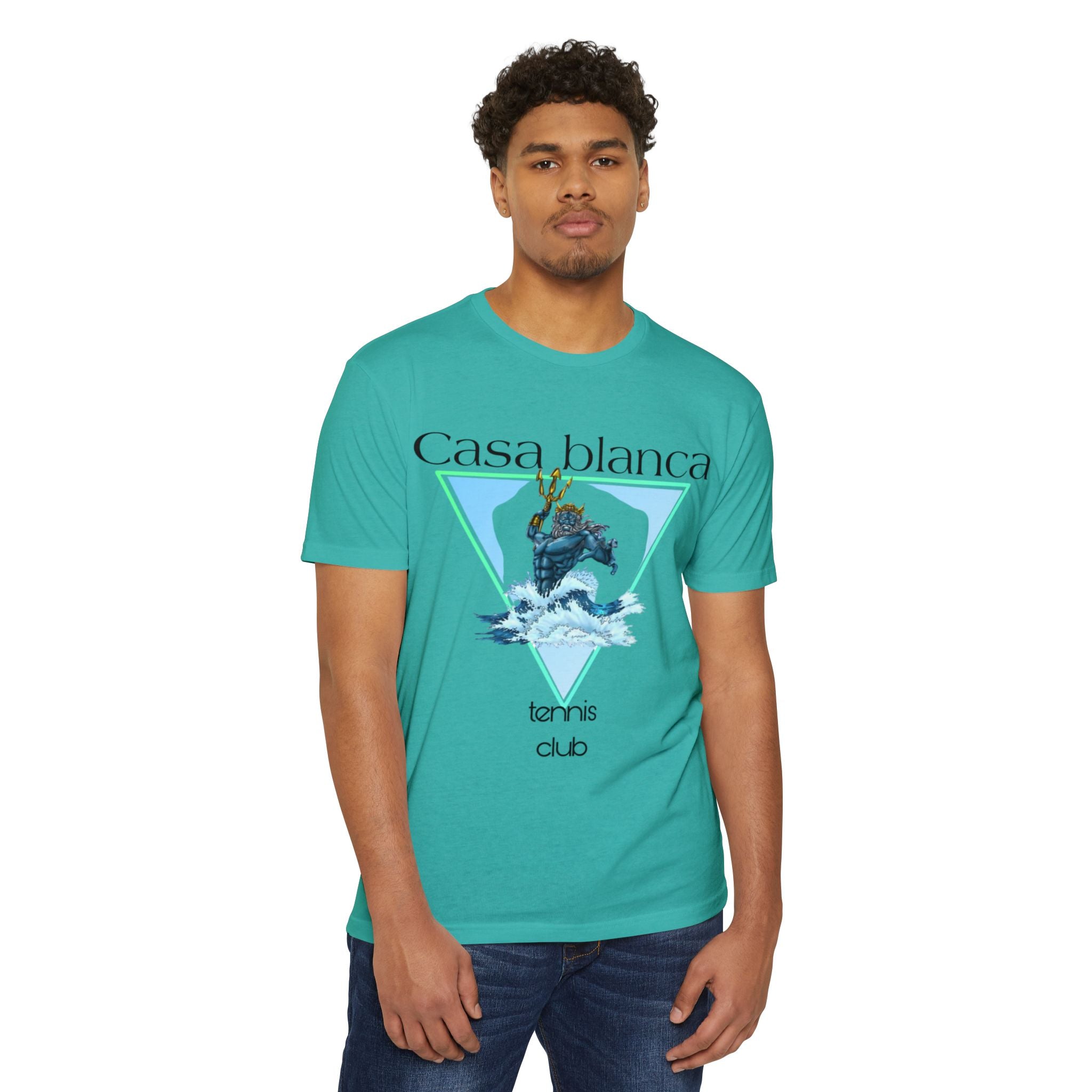 Casa Blanca Tennis Club Graphic T-Shirt | Vintage Style Tee, Casual Summer Wear, Gift for Tennis Lovers, Beach Day Essential