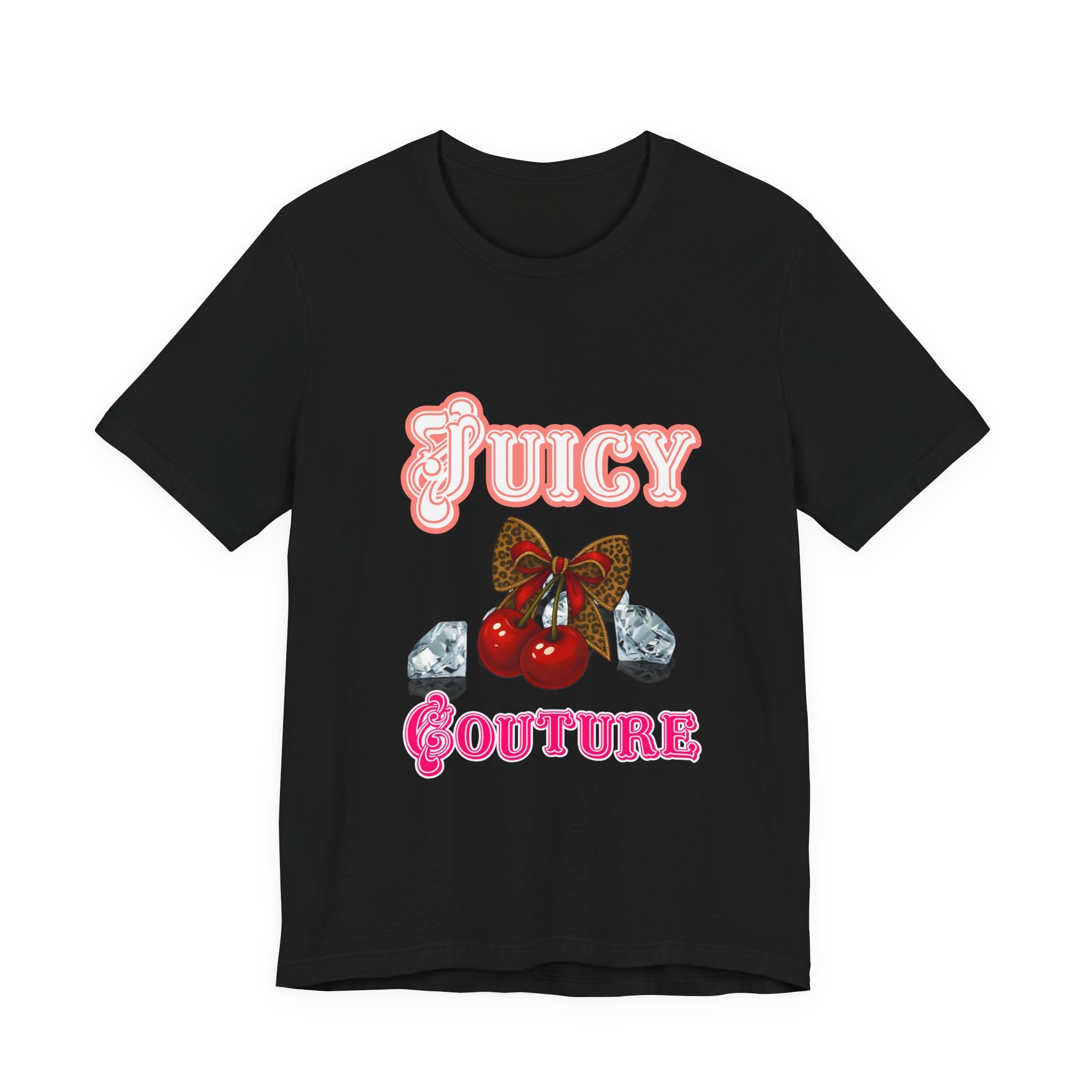 Juicy Couture Butterfly Tee, Trendy Graphic Tee, Fashionable Summer Shirt, Gift for Fashion Lovers, Casual Wear, Stylish Top