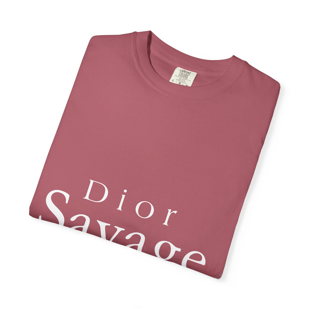 Savage Statement Unisex Garment-Dyed T-Shirt - Trendy Apparel, Casual Wear, Gift for Fashion Lovers, Everyday Style, Unique Design