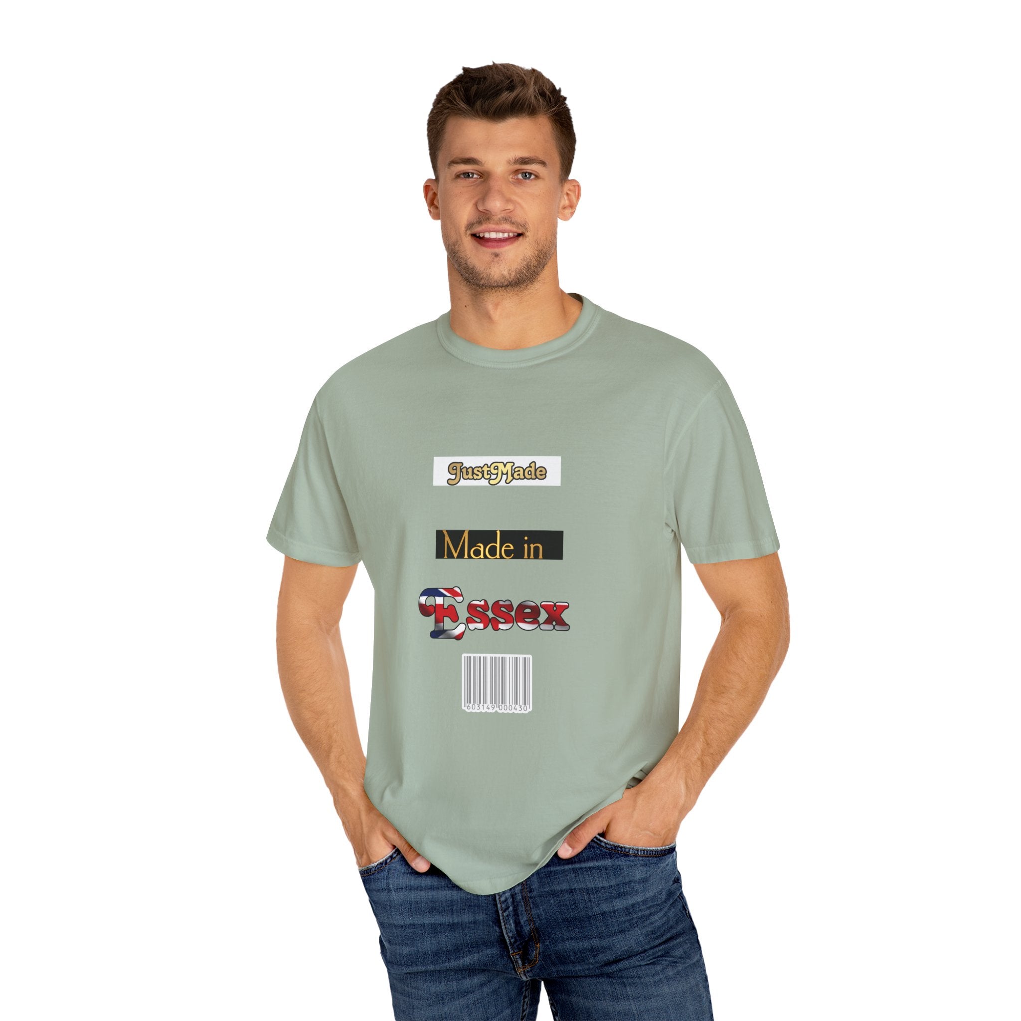 Garment-Dyed T-Shirt, Casual Style, Essex Pride, Unique Gift, Everyday Wear, Trendy Apparel, Comfortable Tee