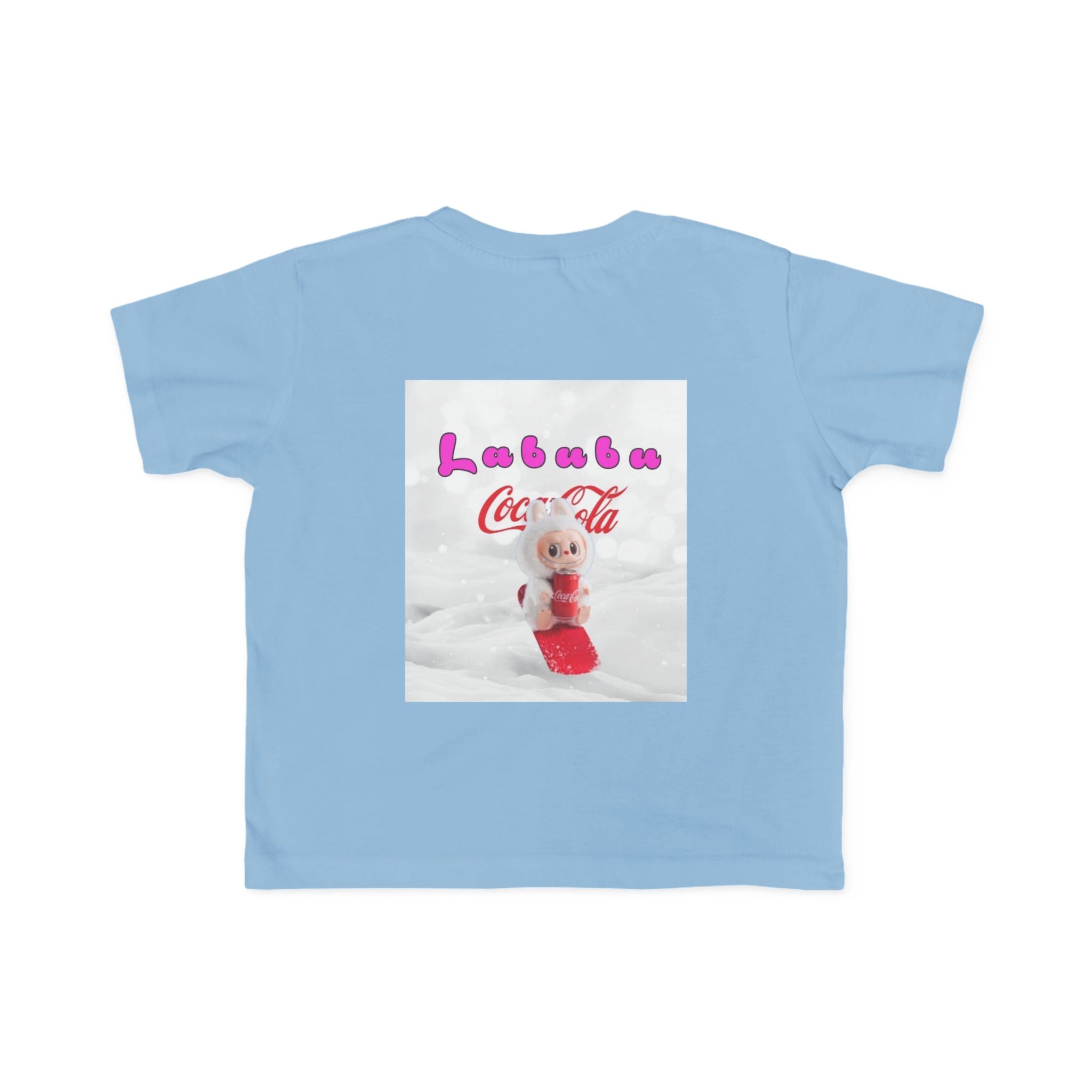 Toddler's Fun Jersey Tee, Cute Cartoon Shirt, Kids' Apparel, Holiday Gift, Playful T-Shirt, Coca-Cola Theme