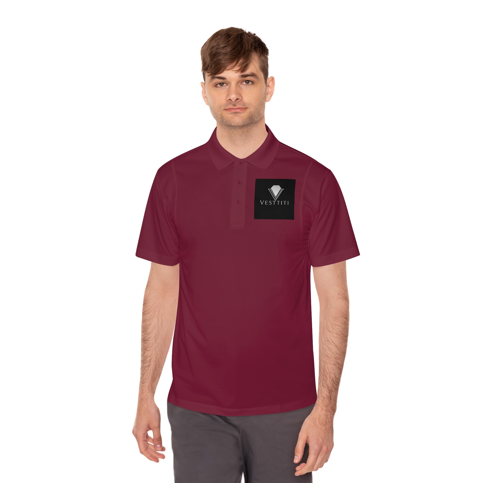 Men's Sport Polo Shirt - Activewear for Fitness, Casual Outings, Club Events, Gift for Dad, Stylish Wardrobe Essential