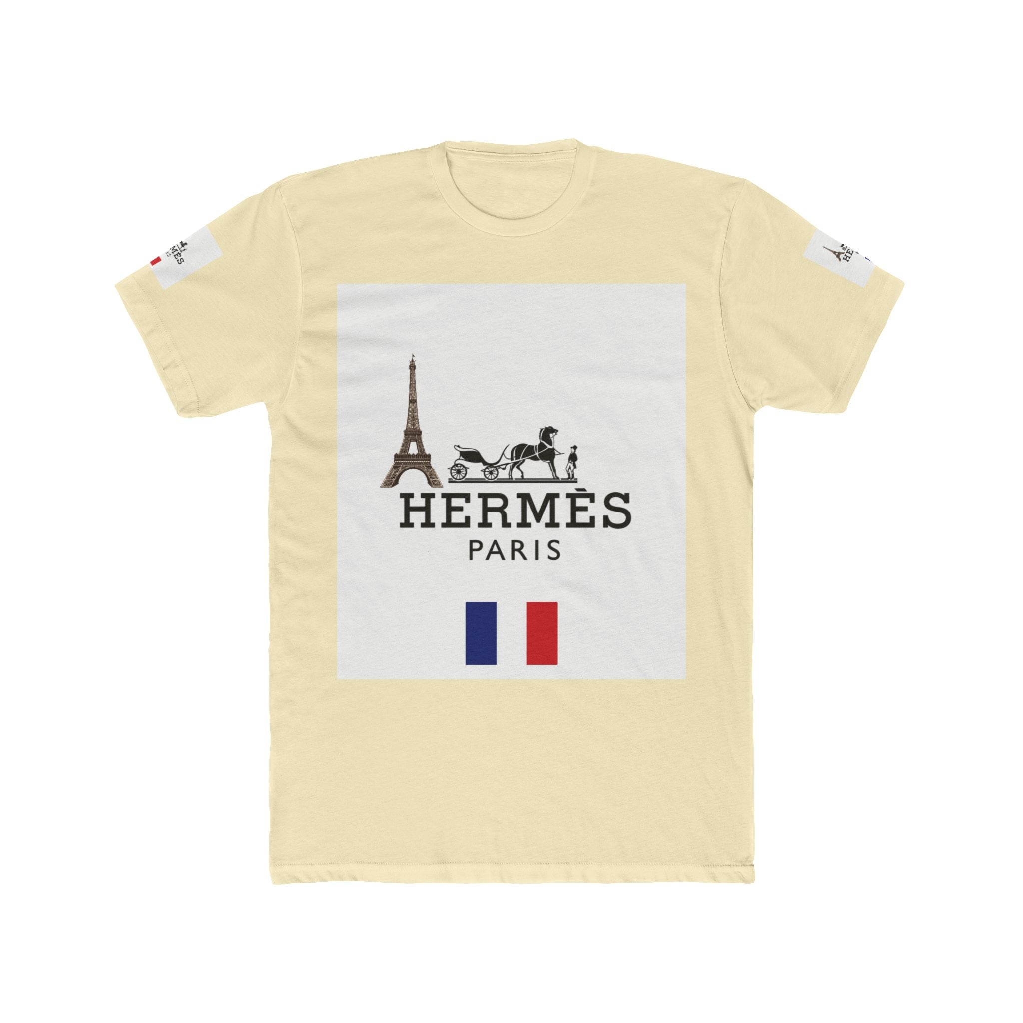 Parisian Style Cotton Crew Tee, Fashion Shirt, Travel Tee, French Style Gift, Casual Wear, Unisex Tee