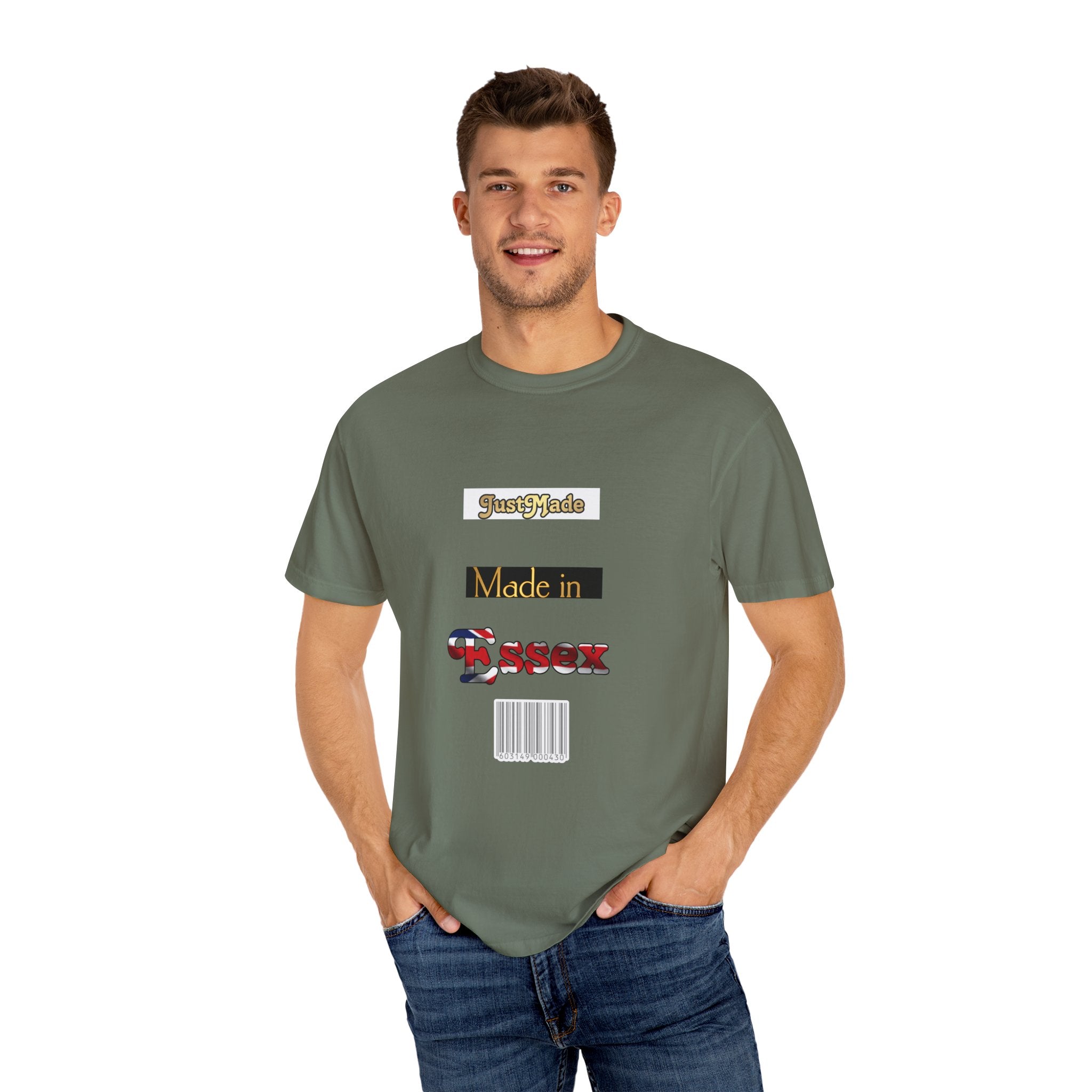 Garment-Dyed T-Shirt, Casual Style, Essex Pride, Unique Gift, Everyday Wear, Trendy Apparel, Comfortable Tee