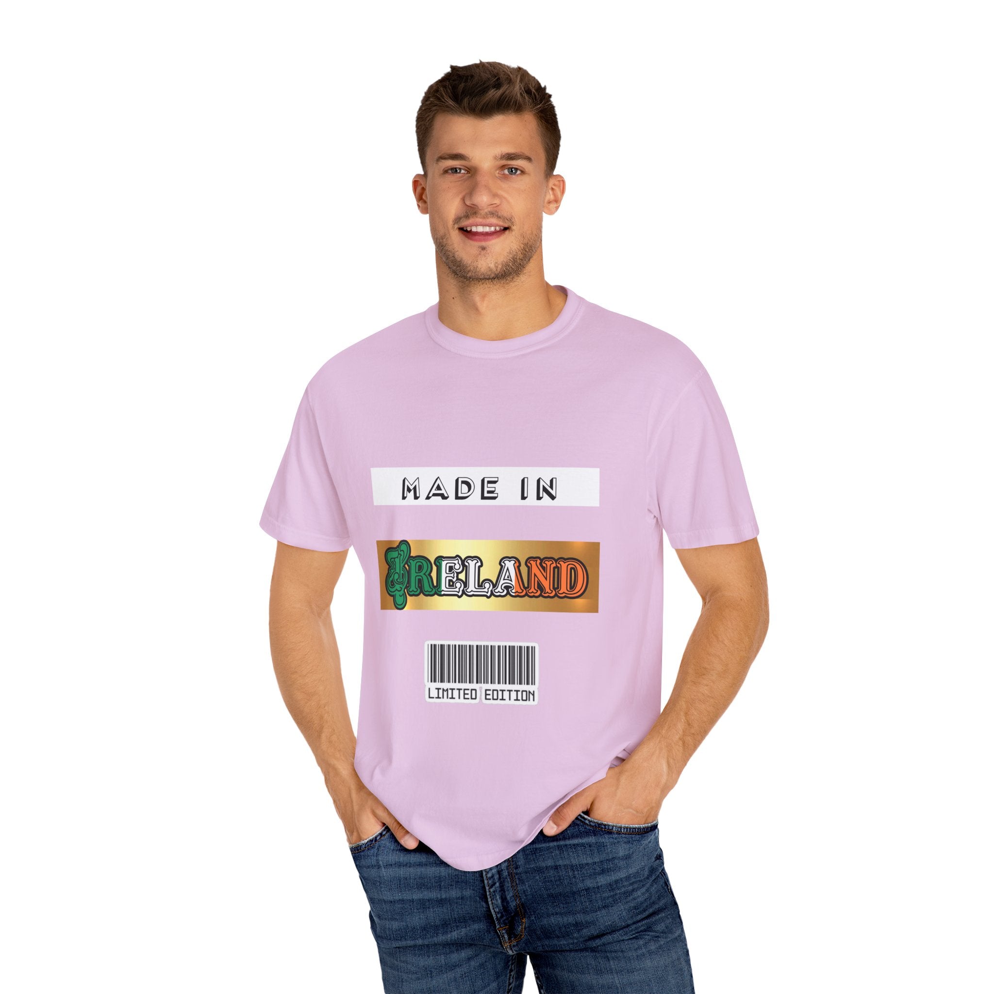 Made in Ireland Limited Edition T-Shirt, Unisex Garment-Dyed Tee for Travel Lovers, Gifts for St. Patrick's Day, Irish Pride Apparel