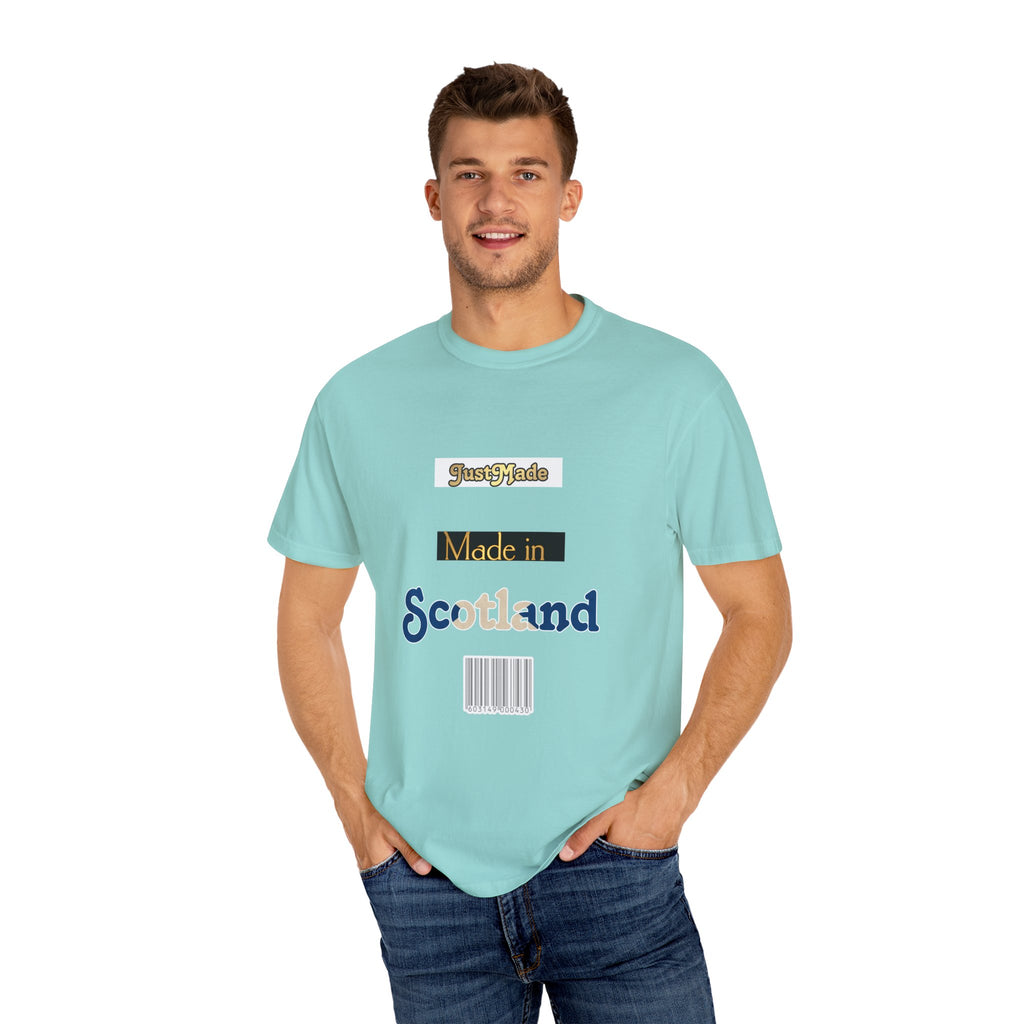 Scottish Vibes T-Shirt, Casual Tee, Gift for Travelers, Summer Fashion, Unisex Apparel, Made in Scotland Shirt