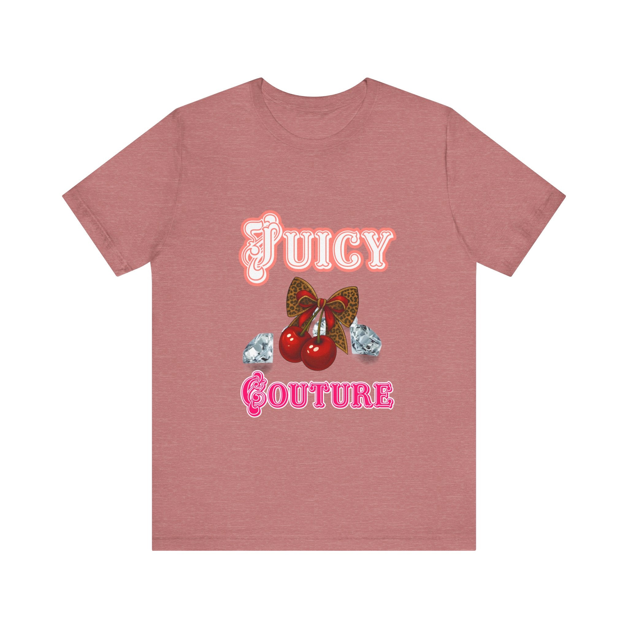 Juicy Couture Butterfly Tee, Trendy Graphic Tee, Fashionable Summer Shirt, Gift for Fashion Lovers, Casual Wear, Stylish Top