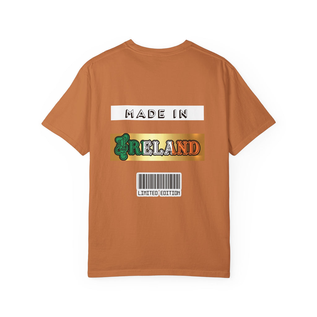 Made in Ireland Limited Edition T-Shirt, Unisex Garment-Dyed Tee for Travel Lovers, Gifts for St. Patrick's Day, Irish Pride Apparel