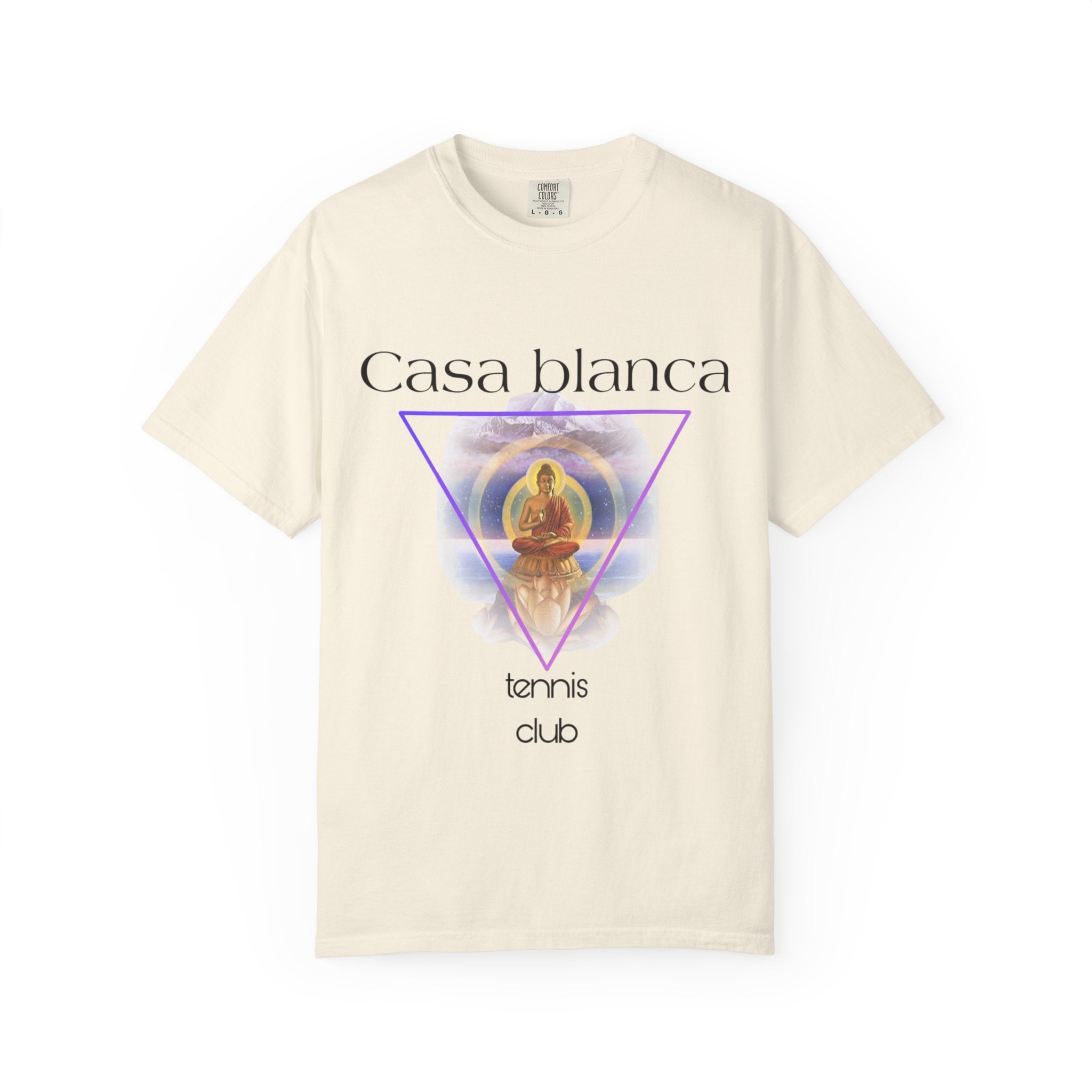 Casa Blanca Tennis Club T-Shirt | Unisex, Garment-Dyed, Casual Wear, Summer Outfit, Tennis Enthusiast Gift, Sporty Style