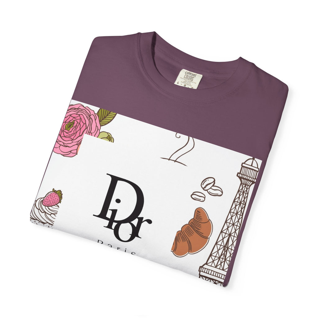 Parisian Chic Garment-Dyed T-Shirt with Bicycle and Eiffel Tower Design, Unisex Tee for Travel Lovers, Perfect Gift for Birthdays, [...]